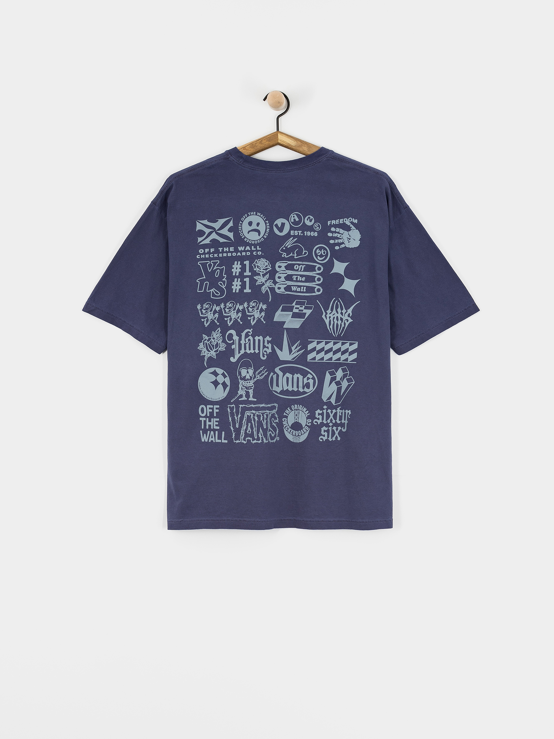 Nike SB Thumbprint T-shirt - navy blue (midnight navy)