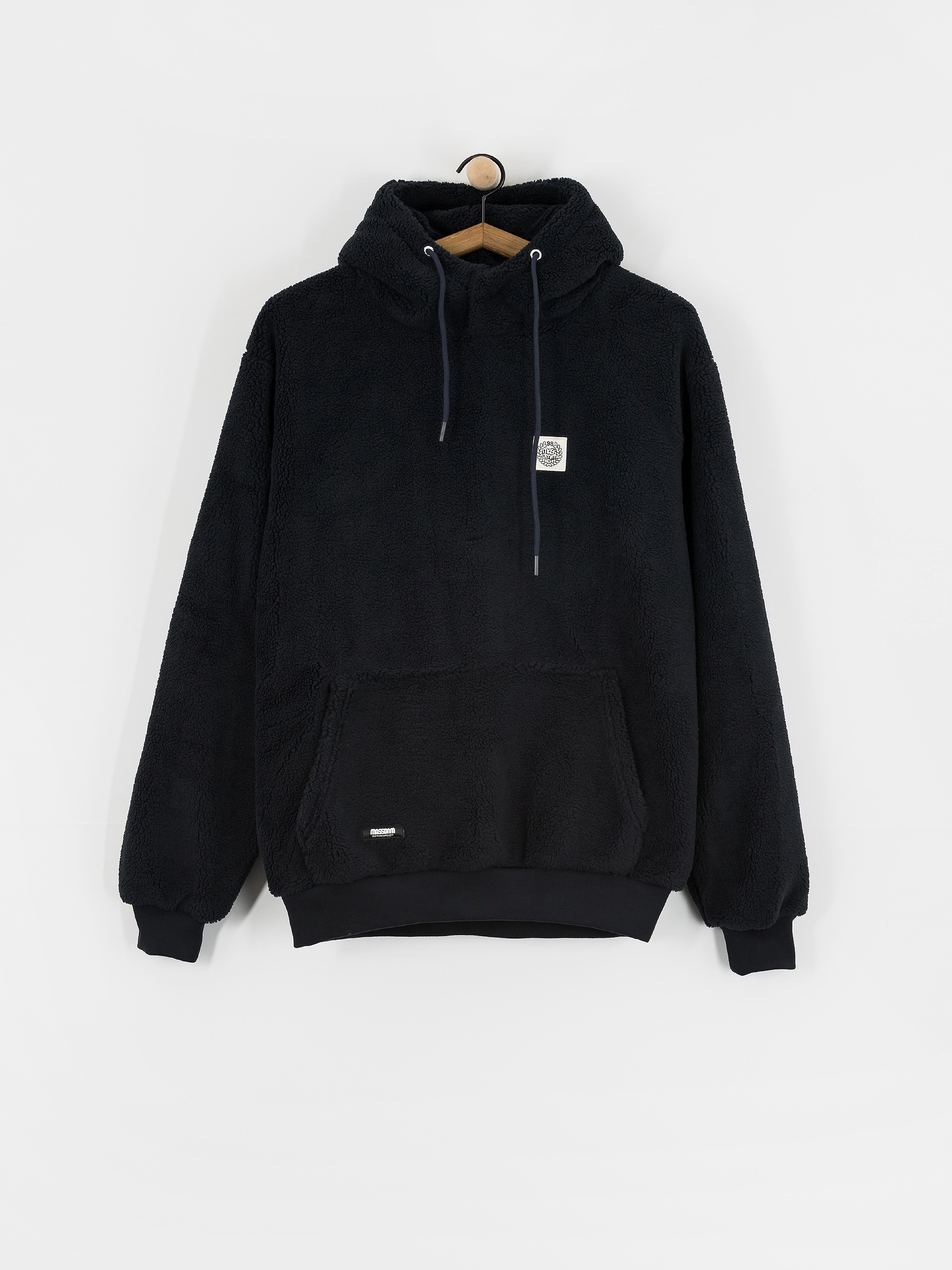 MassDnm Patch Teddy Hoody Jacke (navy)