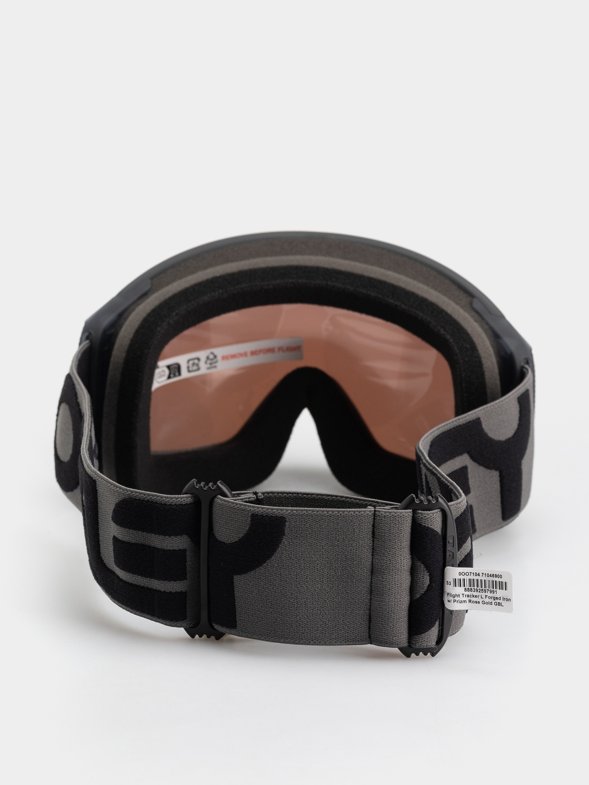 Oakley Flight Tracker L Goggle (matte b1b forged iron/prizm rose gold iridium)