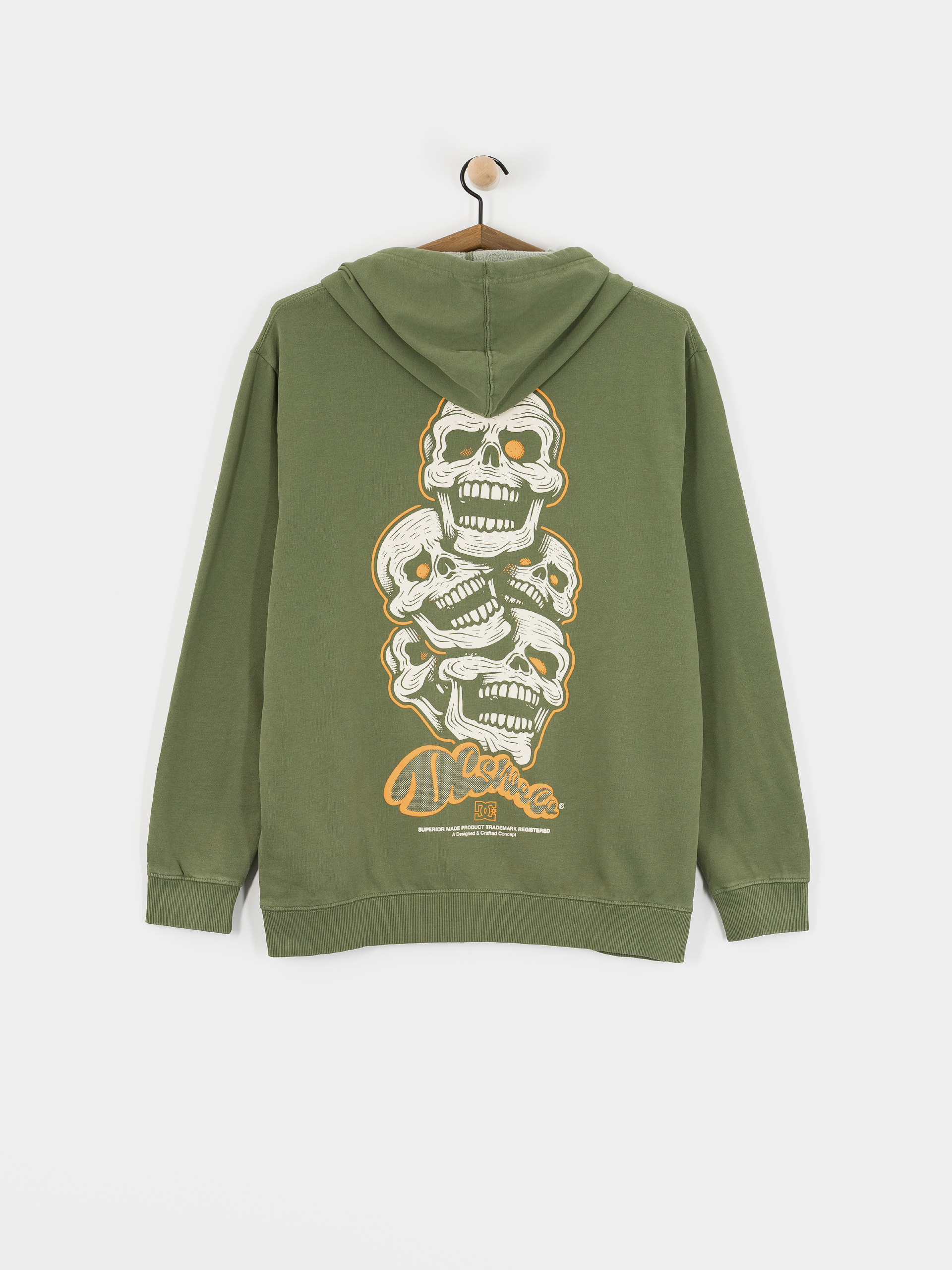 DC Laugh Stack HD Hoodie (bronze green)