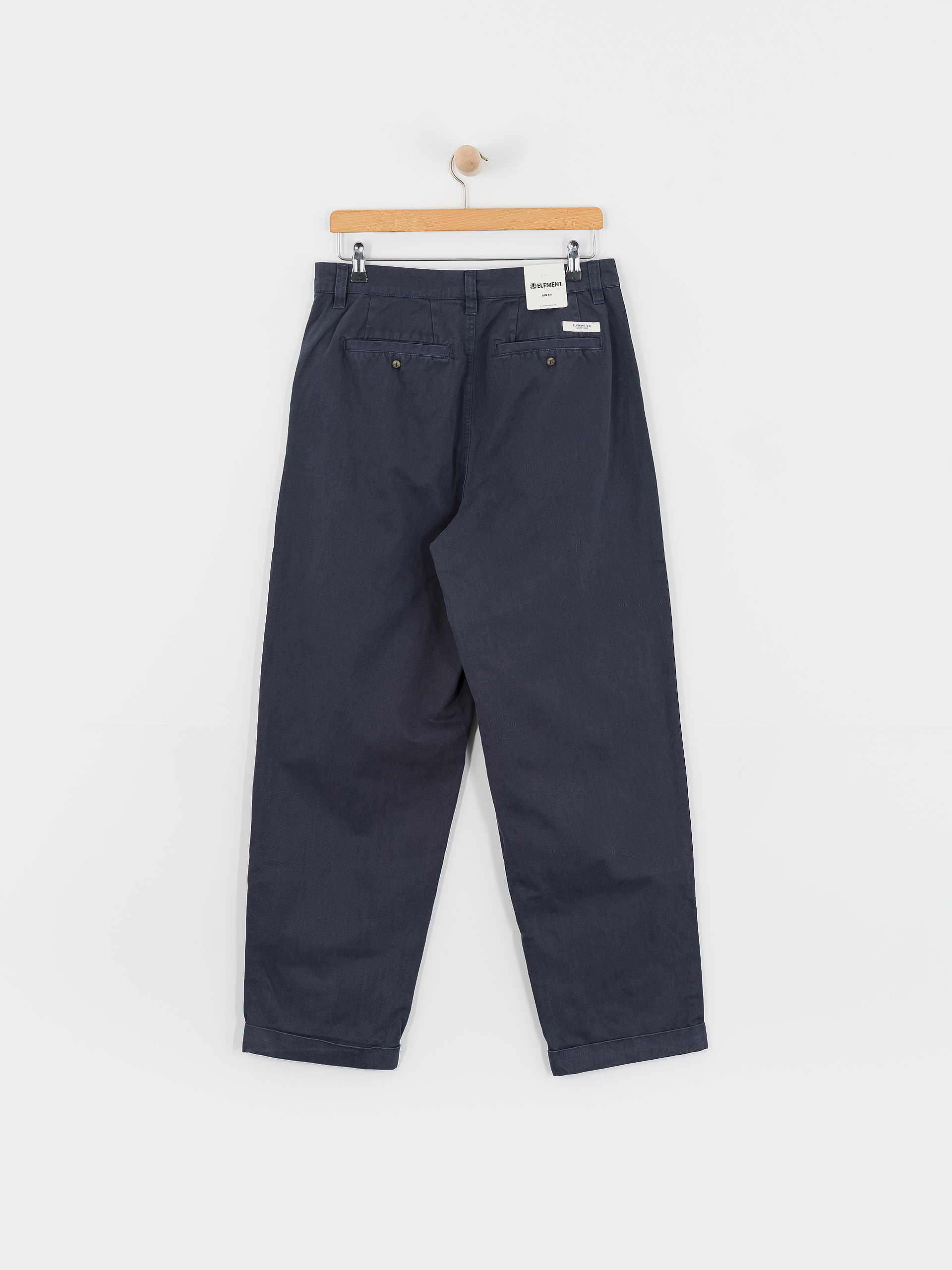Element Big Pleated Chino Pants (eclipse navy)