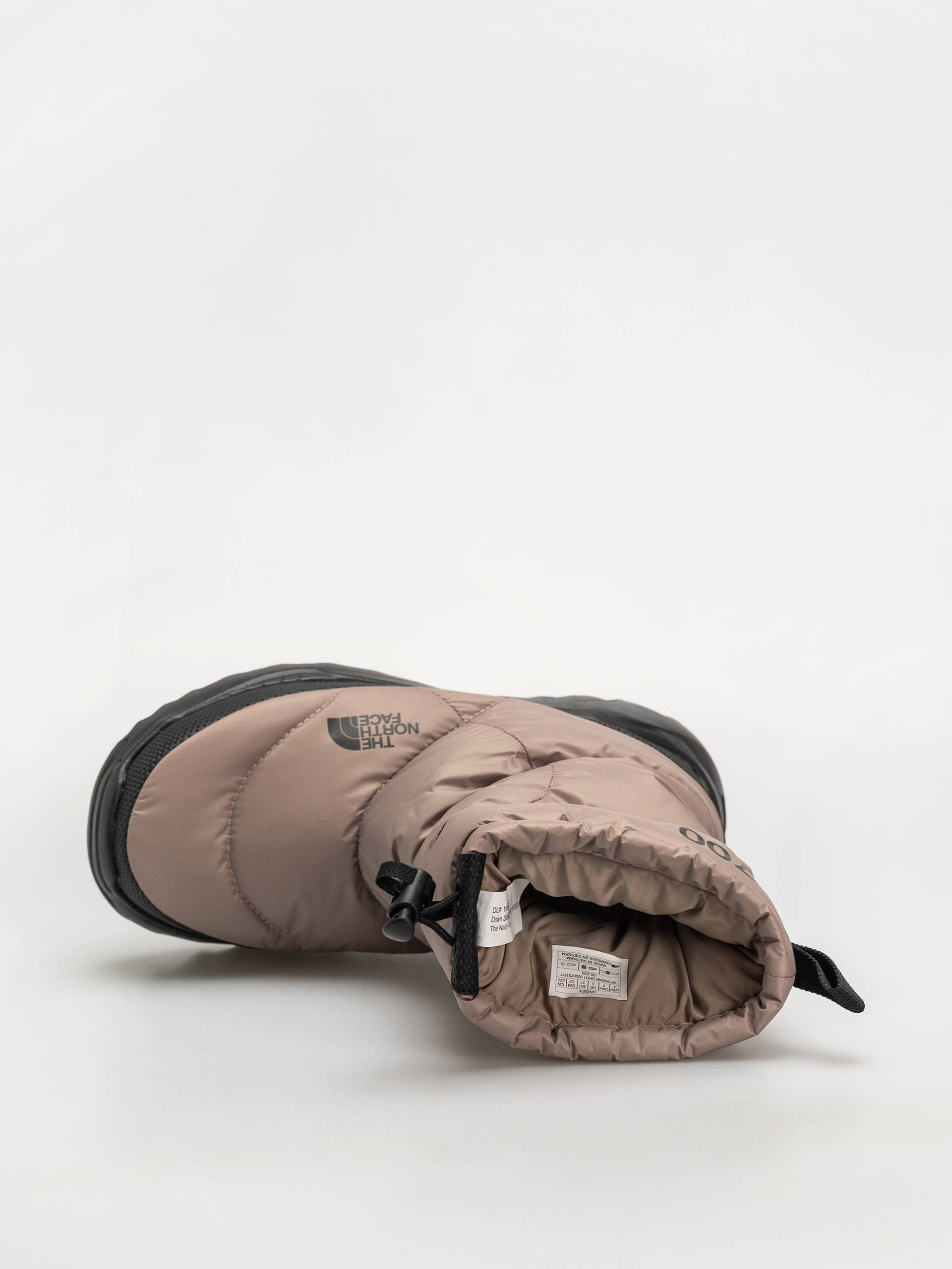 The North Face Nuptse Traction Bootie Shoes (mushroom grey/tnf black)