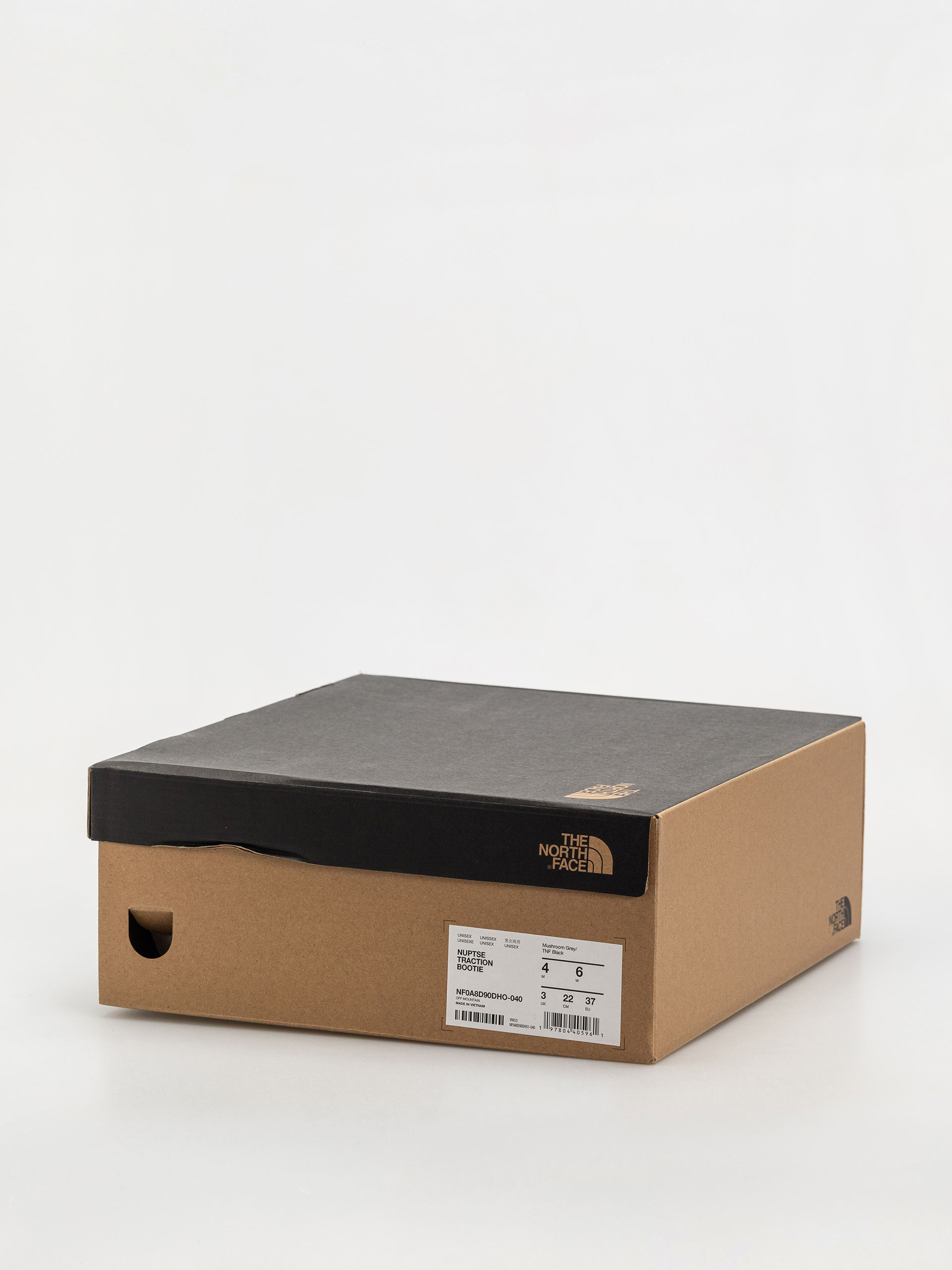 The North Face Nuptse Traction Bootie Shoes (mushroom grey/tnf black)