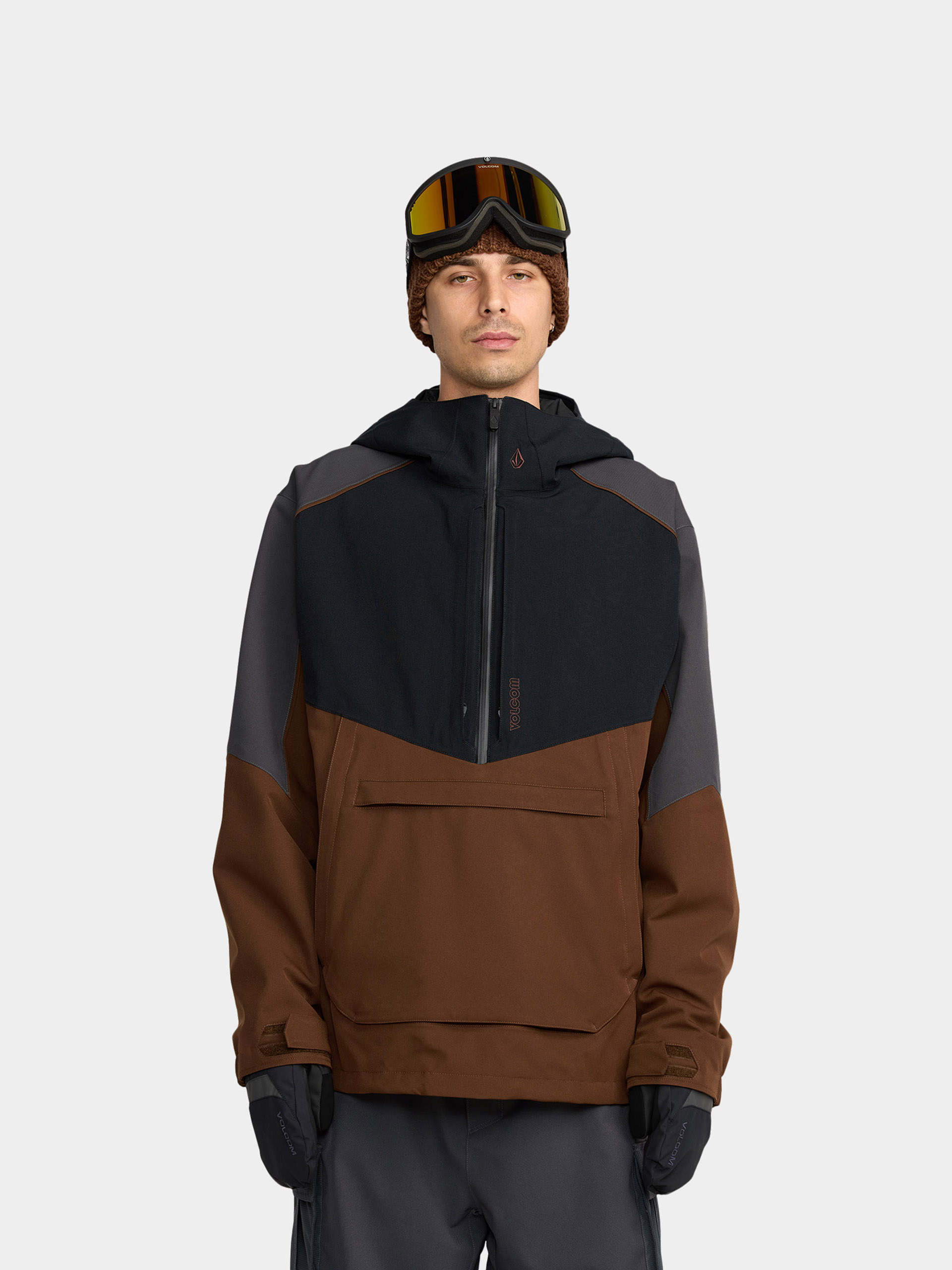 Volcom Snowboard Jacke Brighton Pullover (brown)