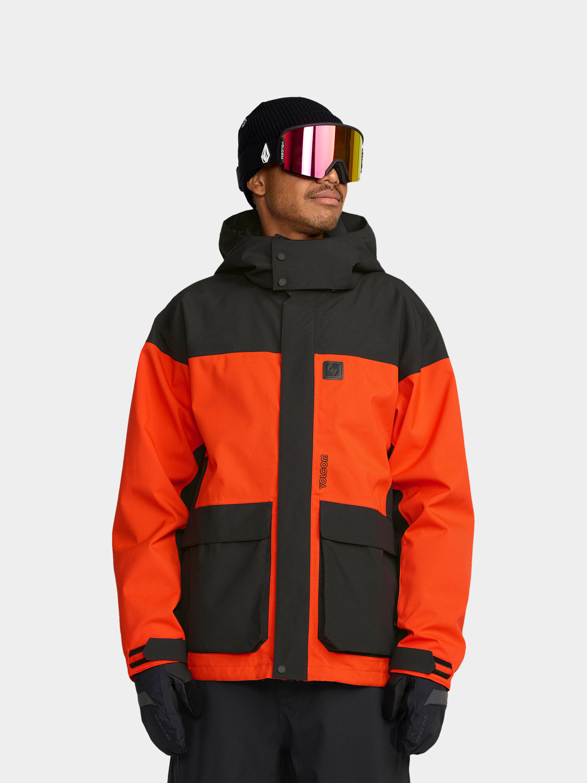 Volcom Snowboard jacket Kleveland - orange (orange shock)
