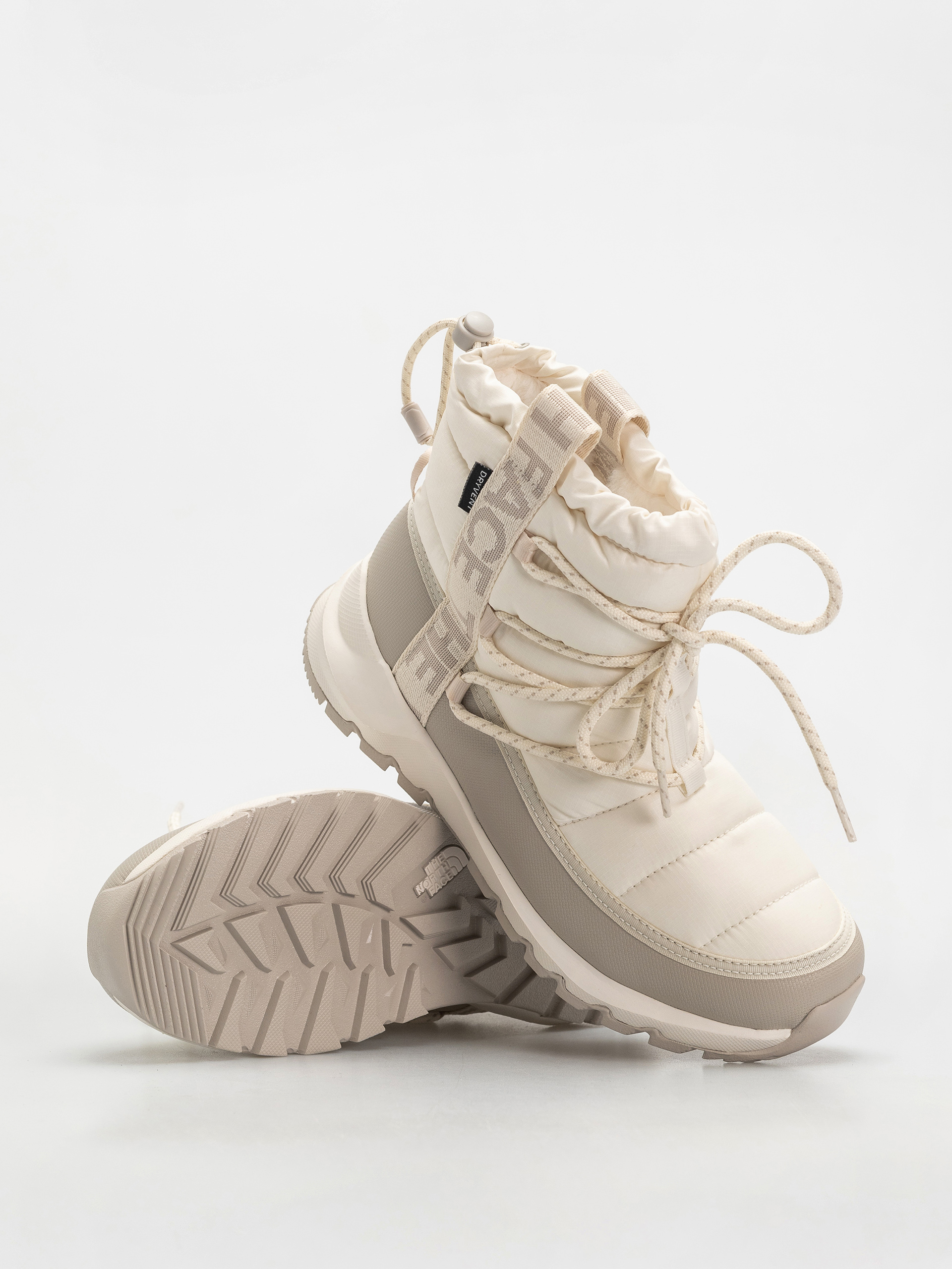 The North Face Shoes Thermoball Lace Up Wp Wmn (gardenia white/silvergrey)