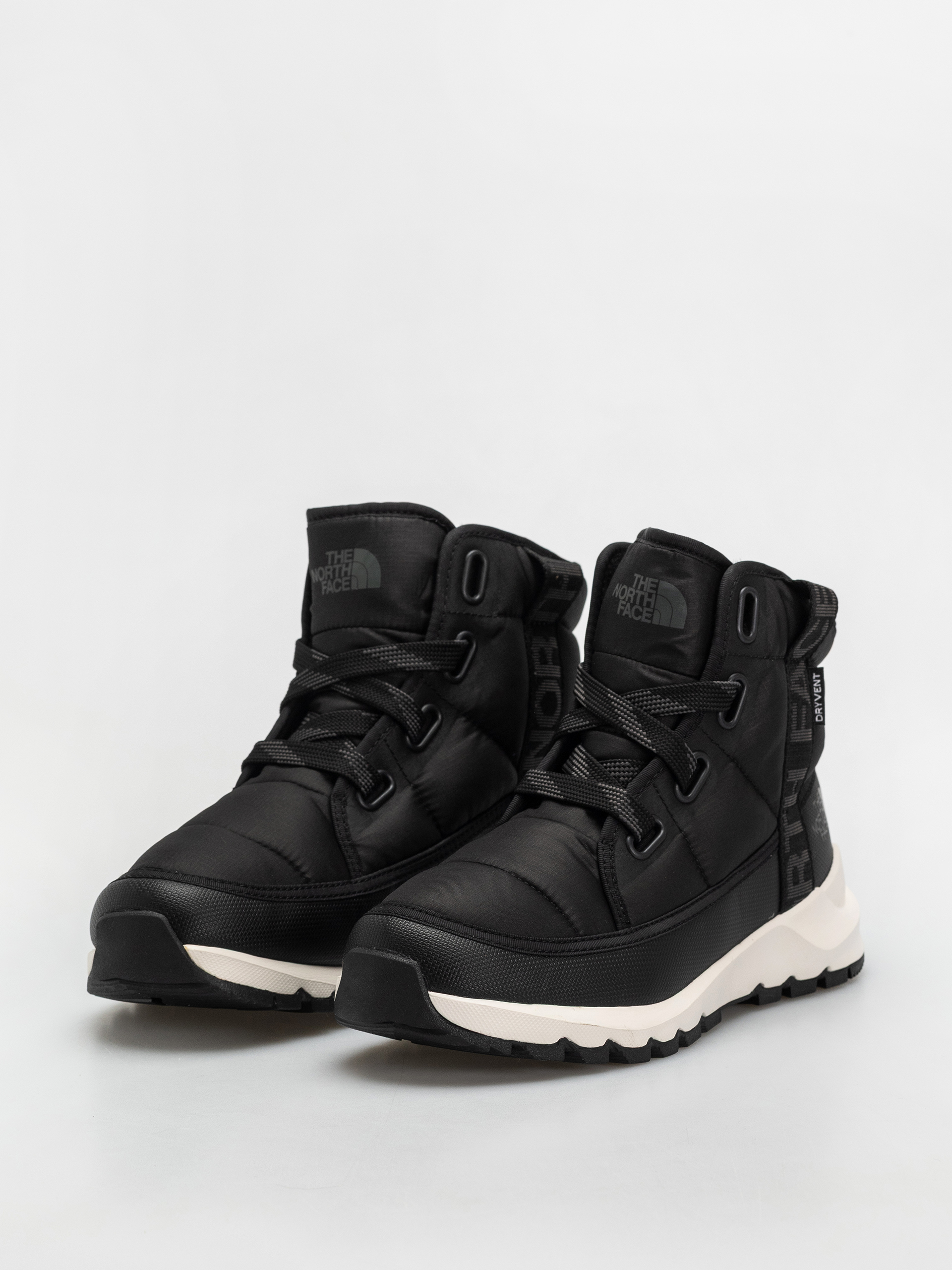 The North Face Shoes Thermoball Lace Up Luxe Wp Wmn (tnf black/asphalt grey)