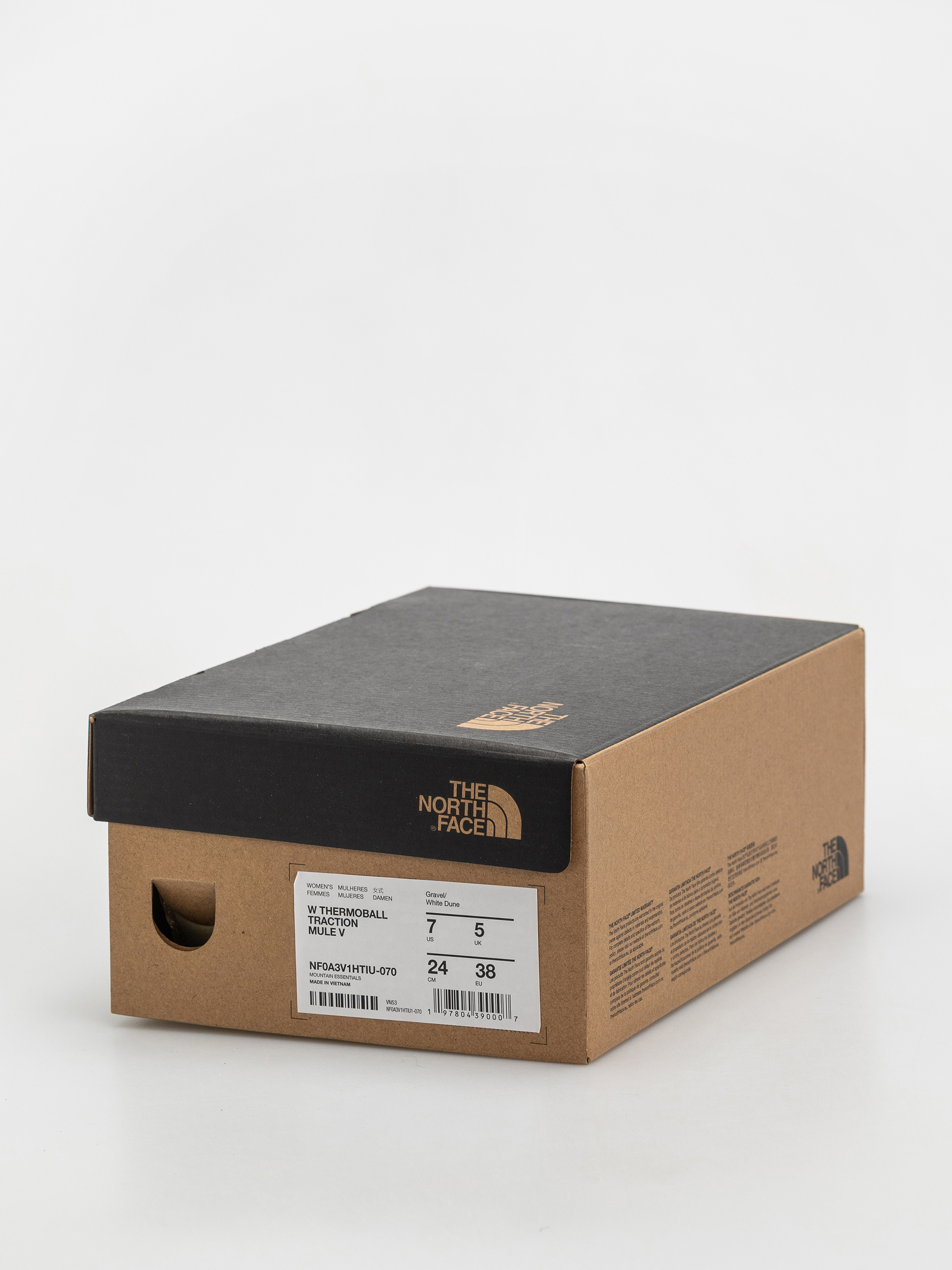 The North Face Schuhe Thermoball Traction Mule V Wmn (gravel/white dune)