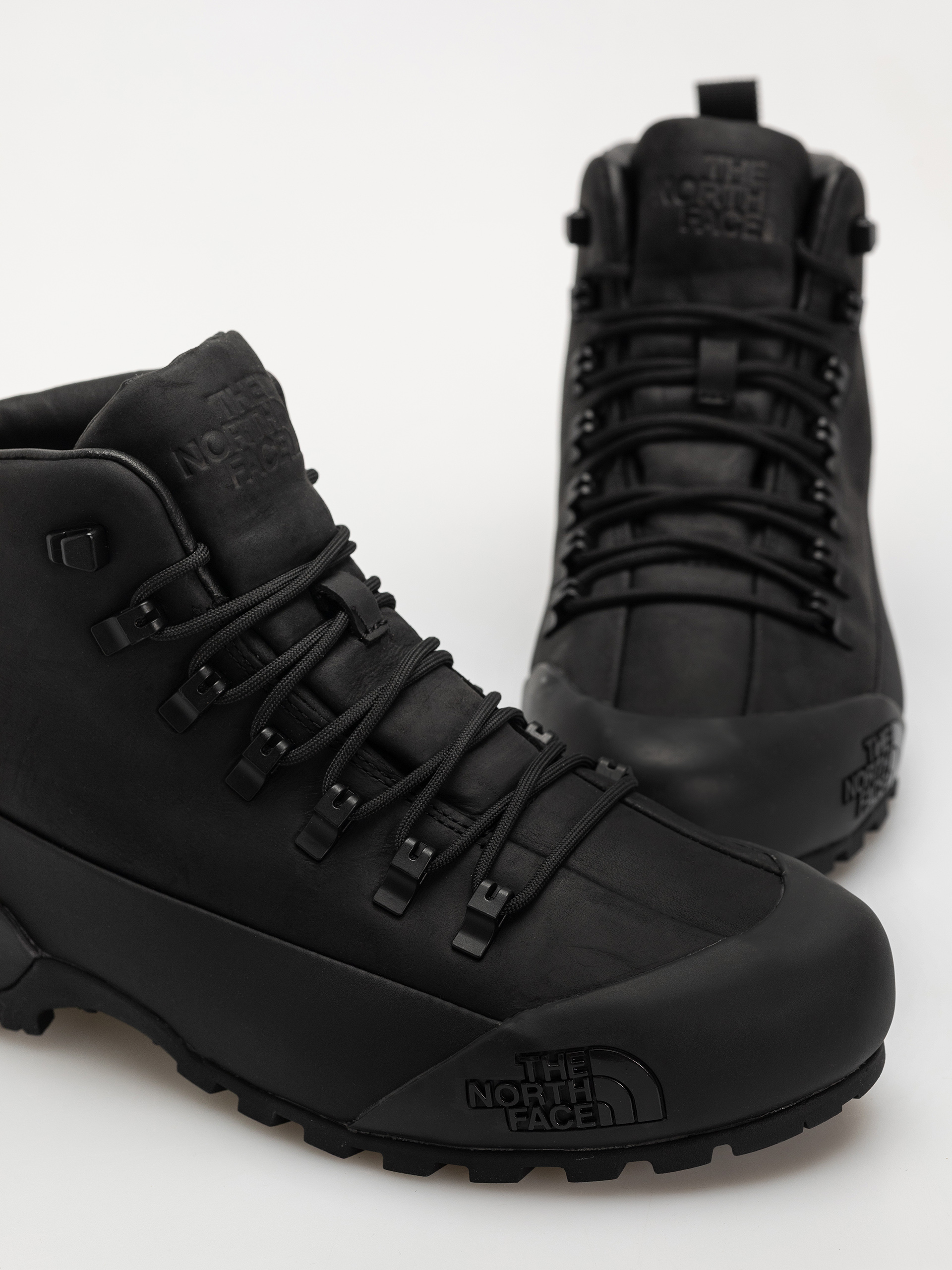 The North Face Glenclyffe Mid Leather Gore Tex Shoes (tnf black/tnf black)