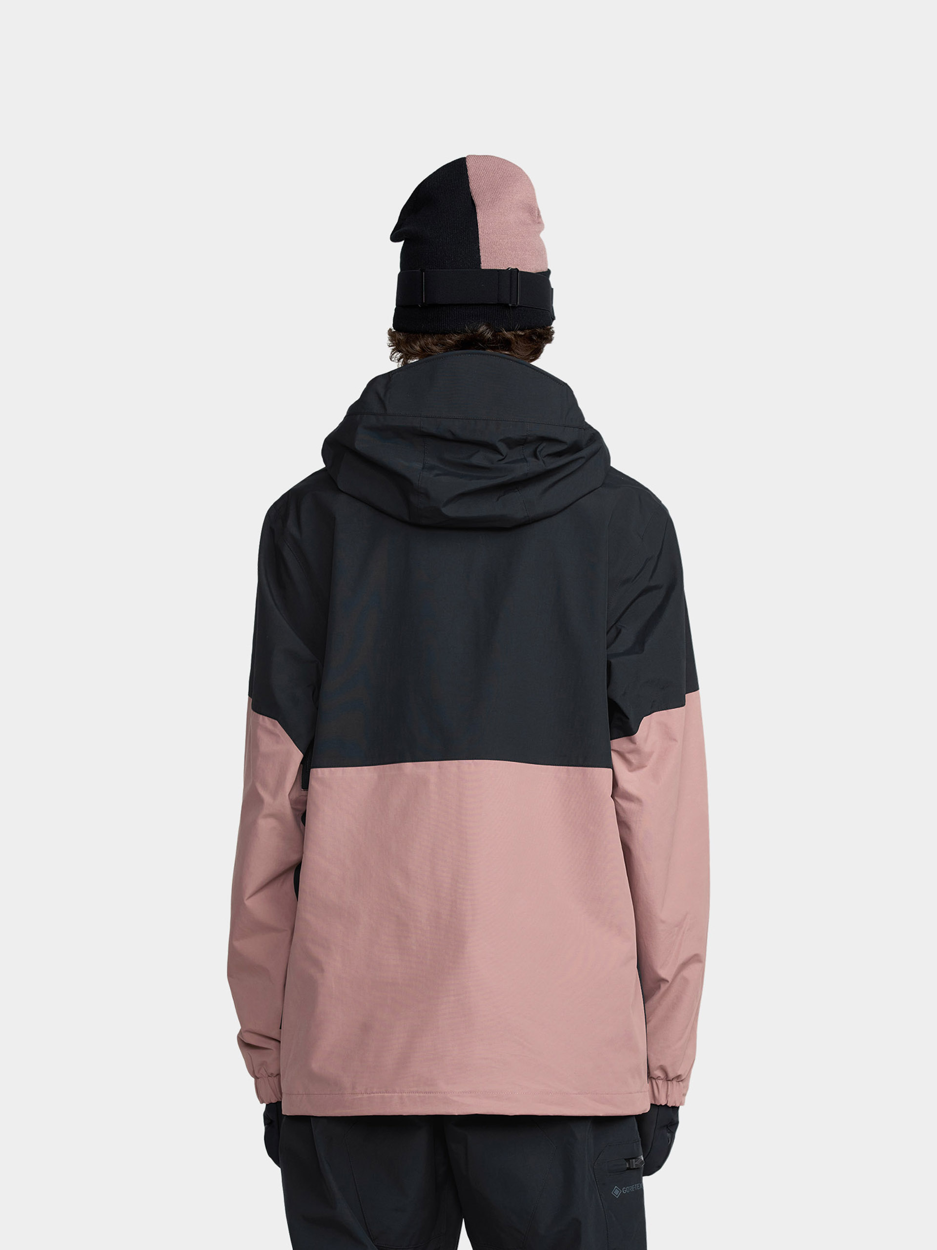 Volcom Snowboard jacket L Ins Gore Tex - black, pink (mauve)