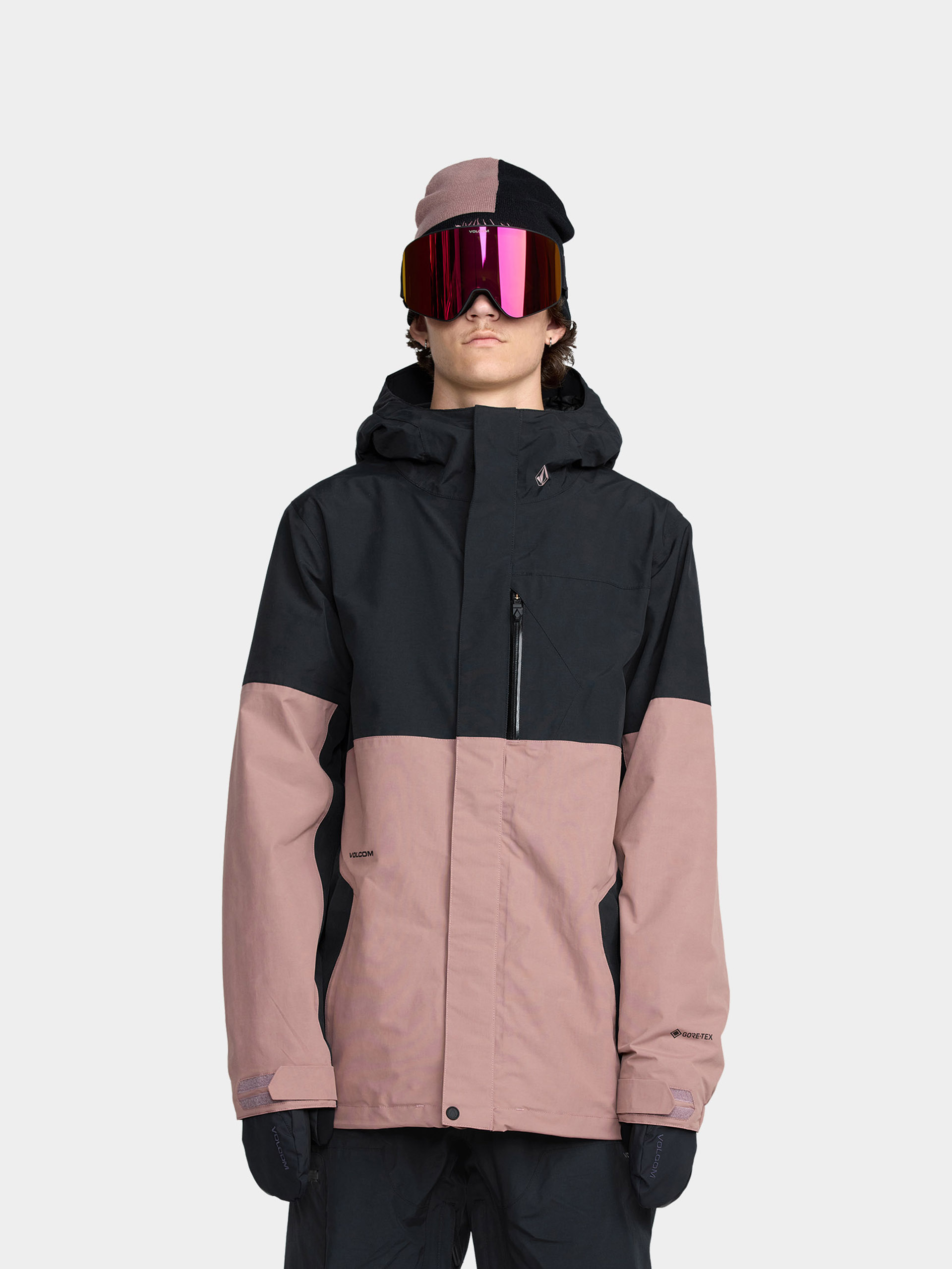 Volcom Snowboard Jacke L Ins Gore Tex (mauve)