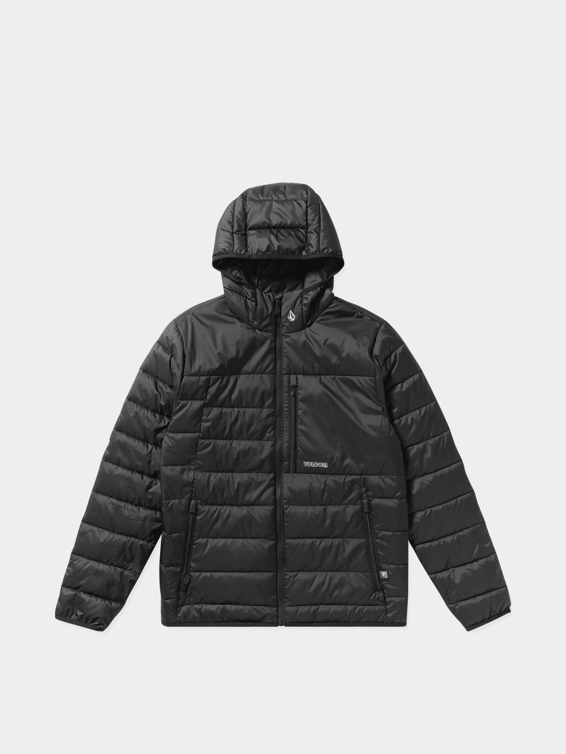 Herren Volcom Snowboard Jacke Puff Puff Hooded (black)