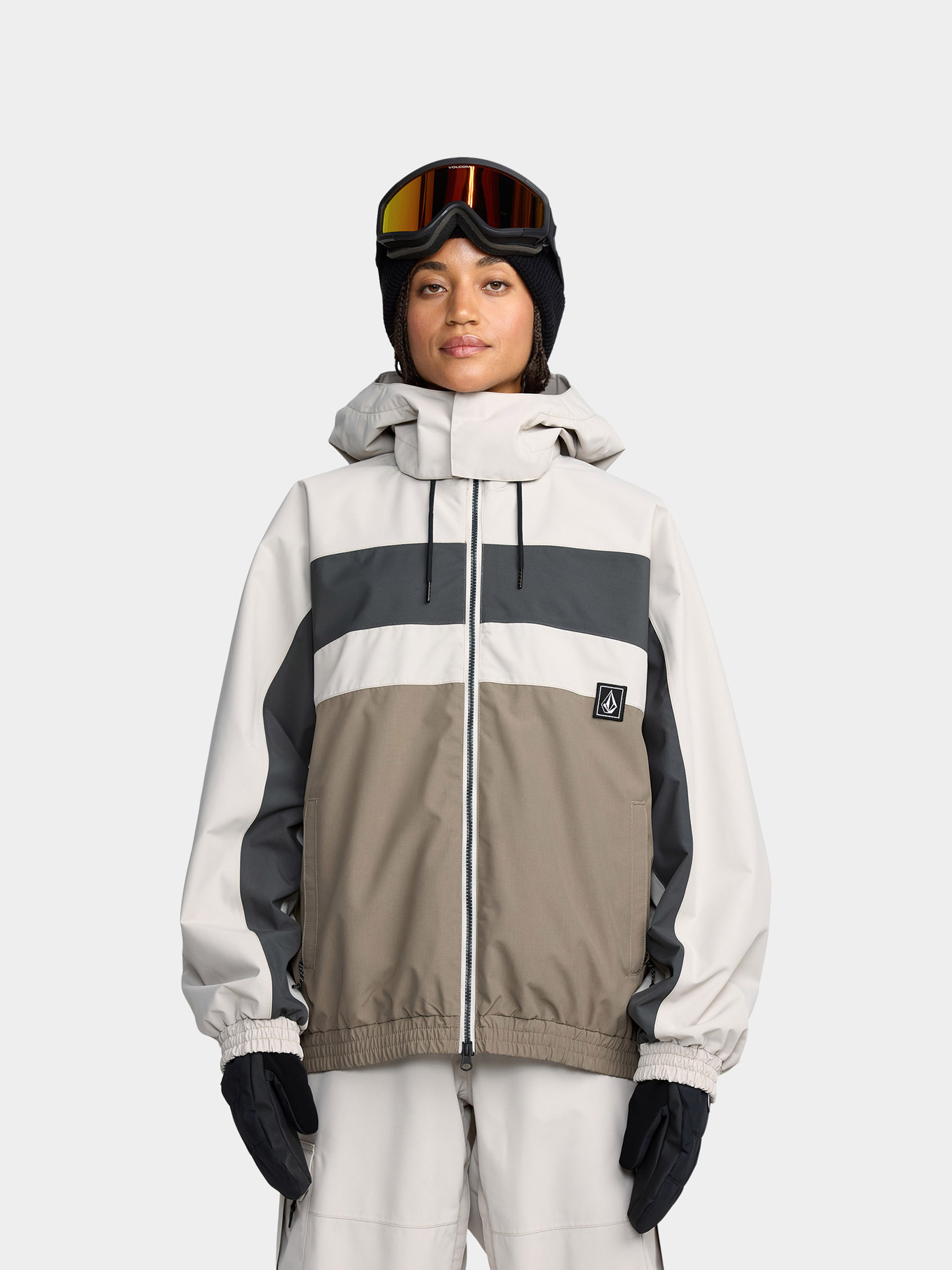 Volcom Snowboard jacket Dlm Wmn - grey (stone)