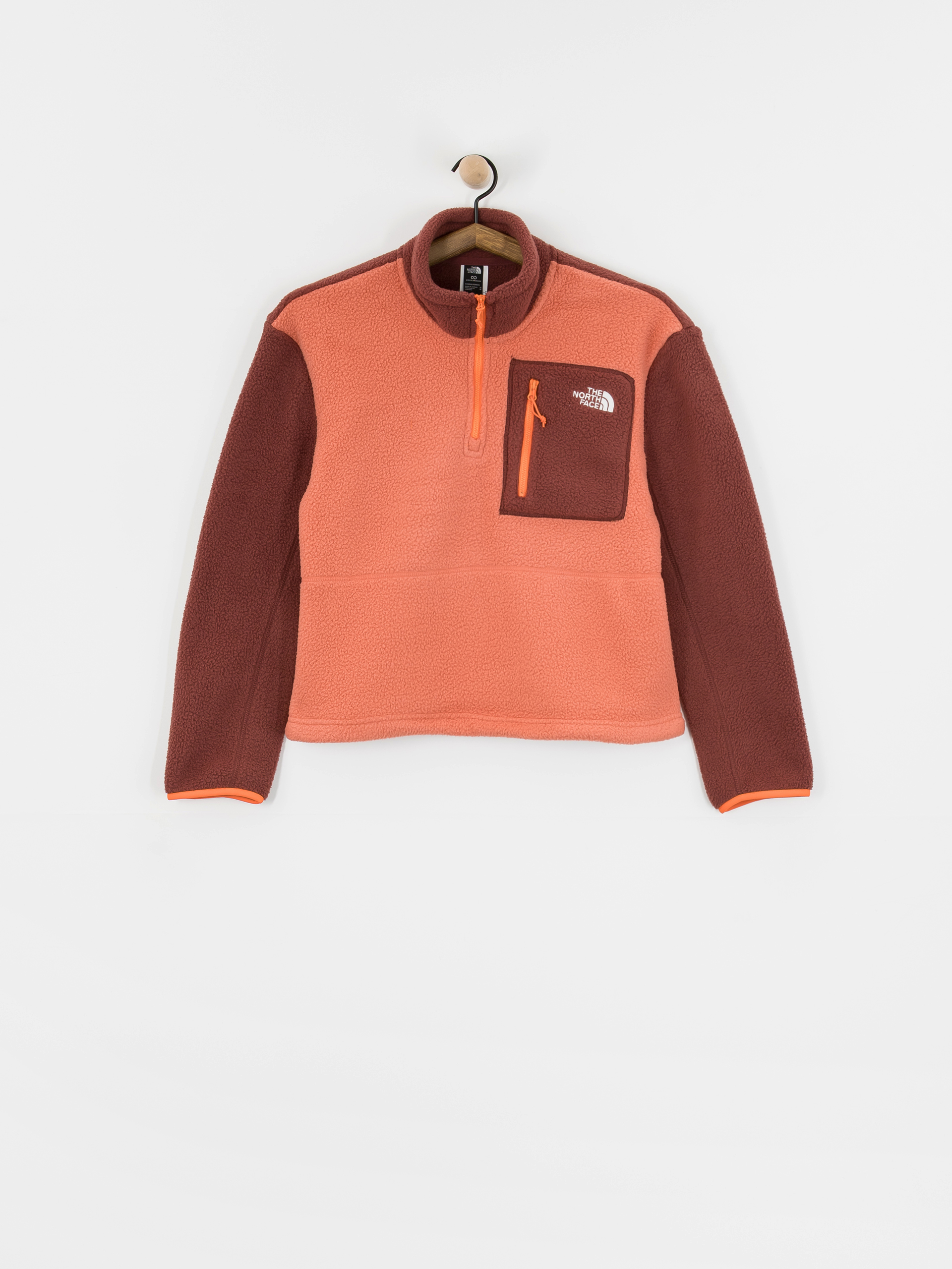 The North Face Yumiori 1/4 Zip Fleece - orange (mars dust/sumac