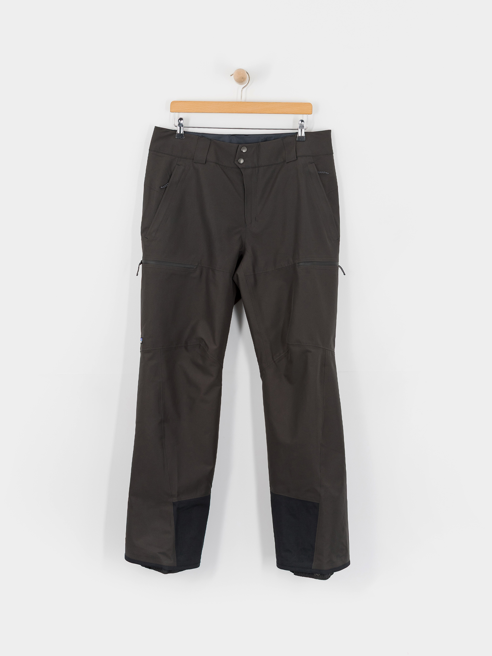 Herren Patagonia Powder Town Reg Snowboard Hose (black)