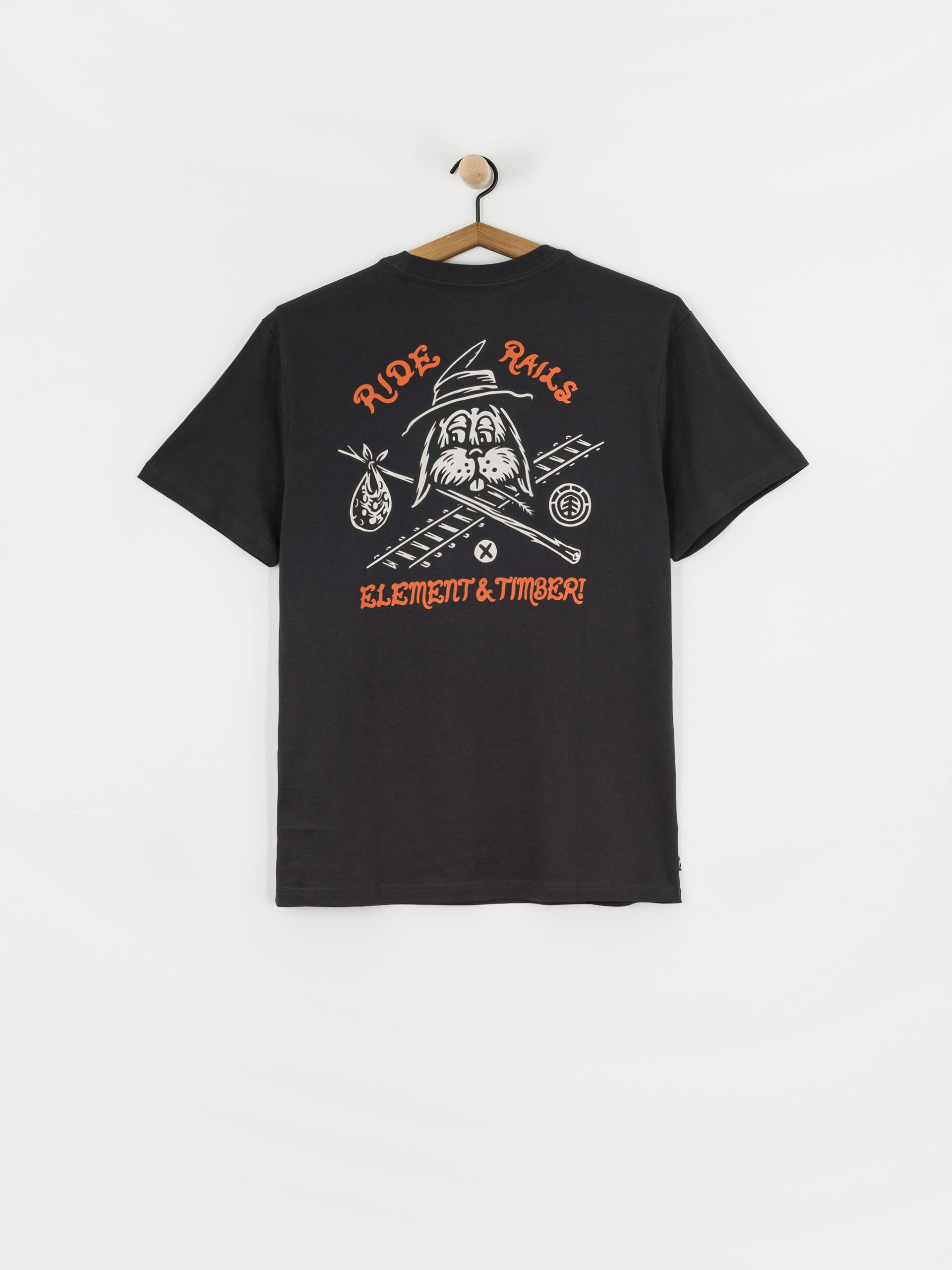 Element T-Shirt Timber Hobos (off black)