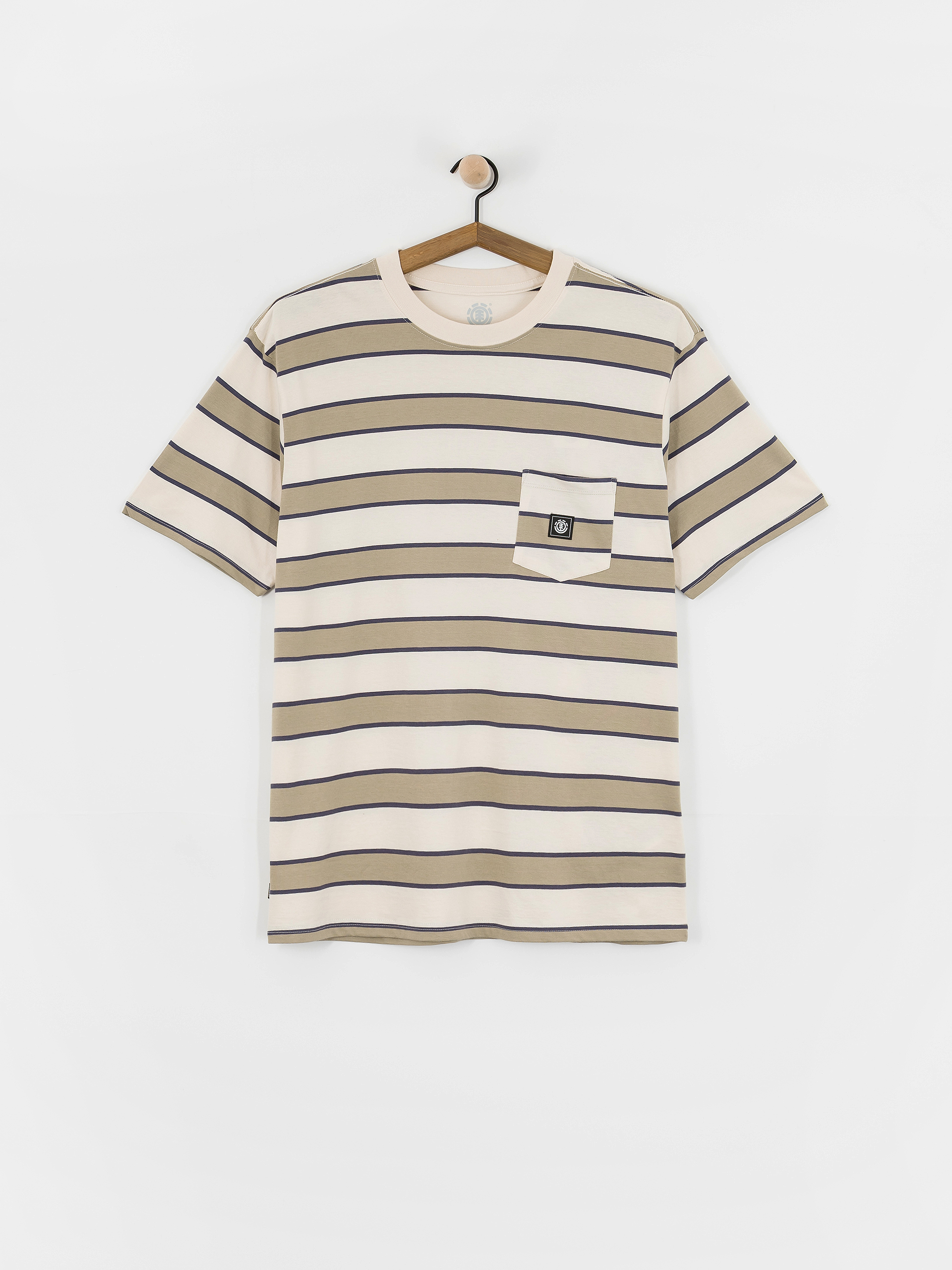Element T-Shirt Icon Label Pocket (oat milk/aluminium)