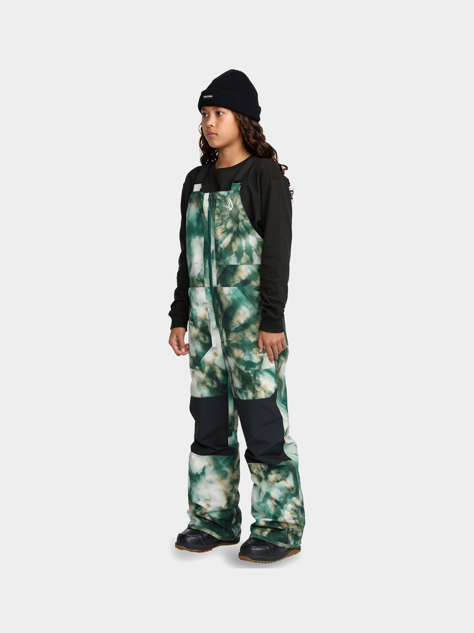 Volcom Snowboard pants Barkley Ins Bib Overall JR (green)