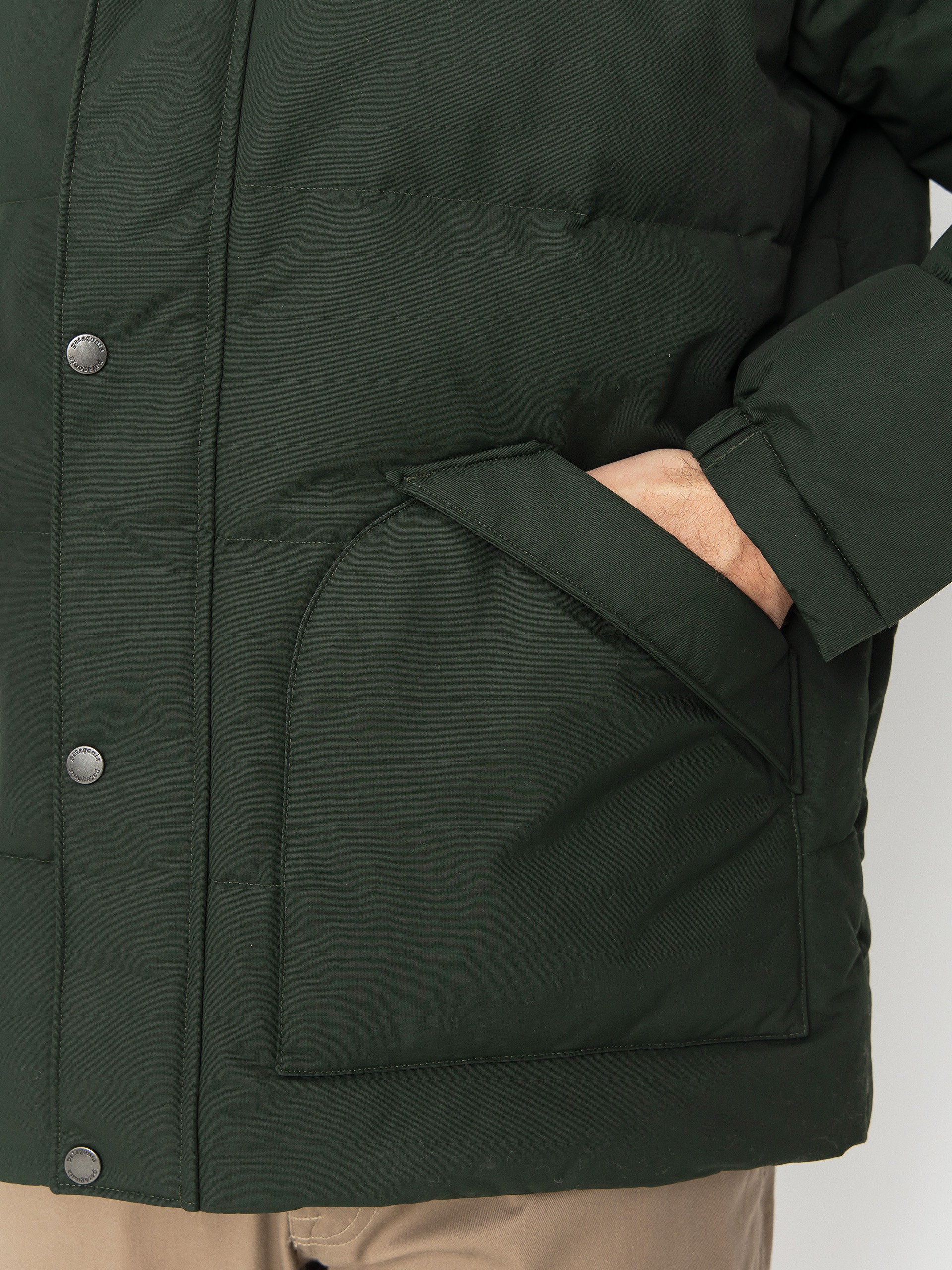 Patagonia Downdrift Jacke (old growth green)