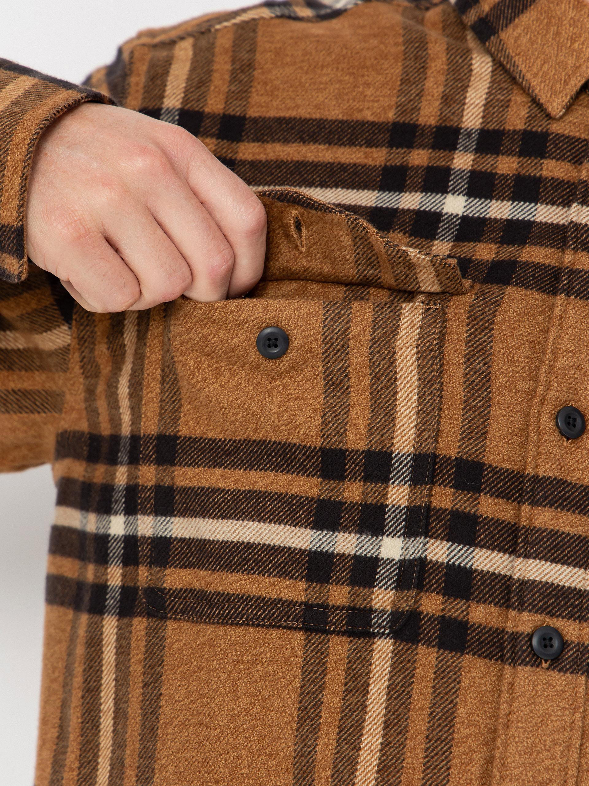 Patagonia Fjord Flannel Hemd (catch deer brown)
