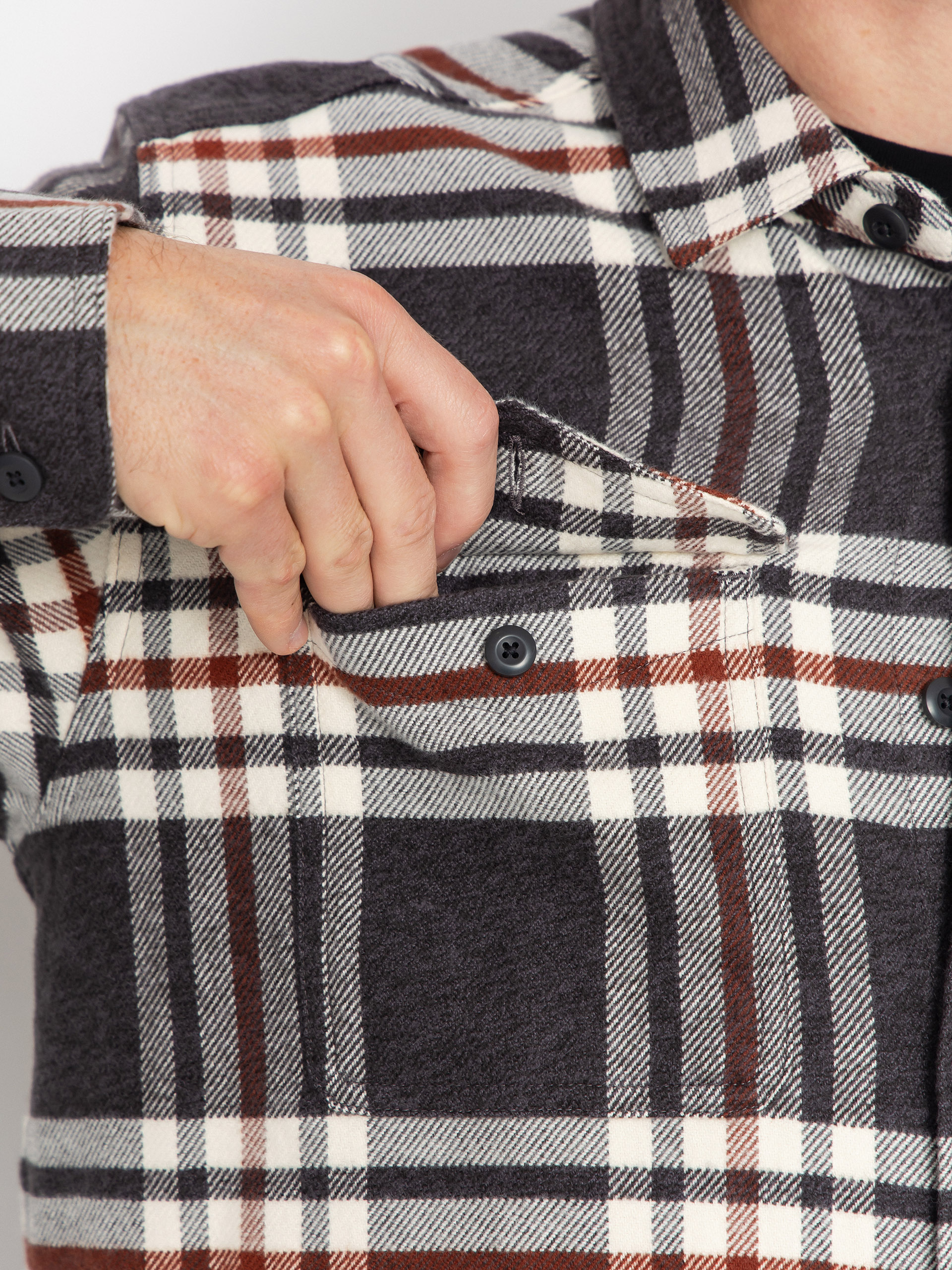 Patagonia Fjord Flannel Shirt (catch ink black)