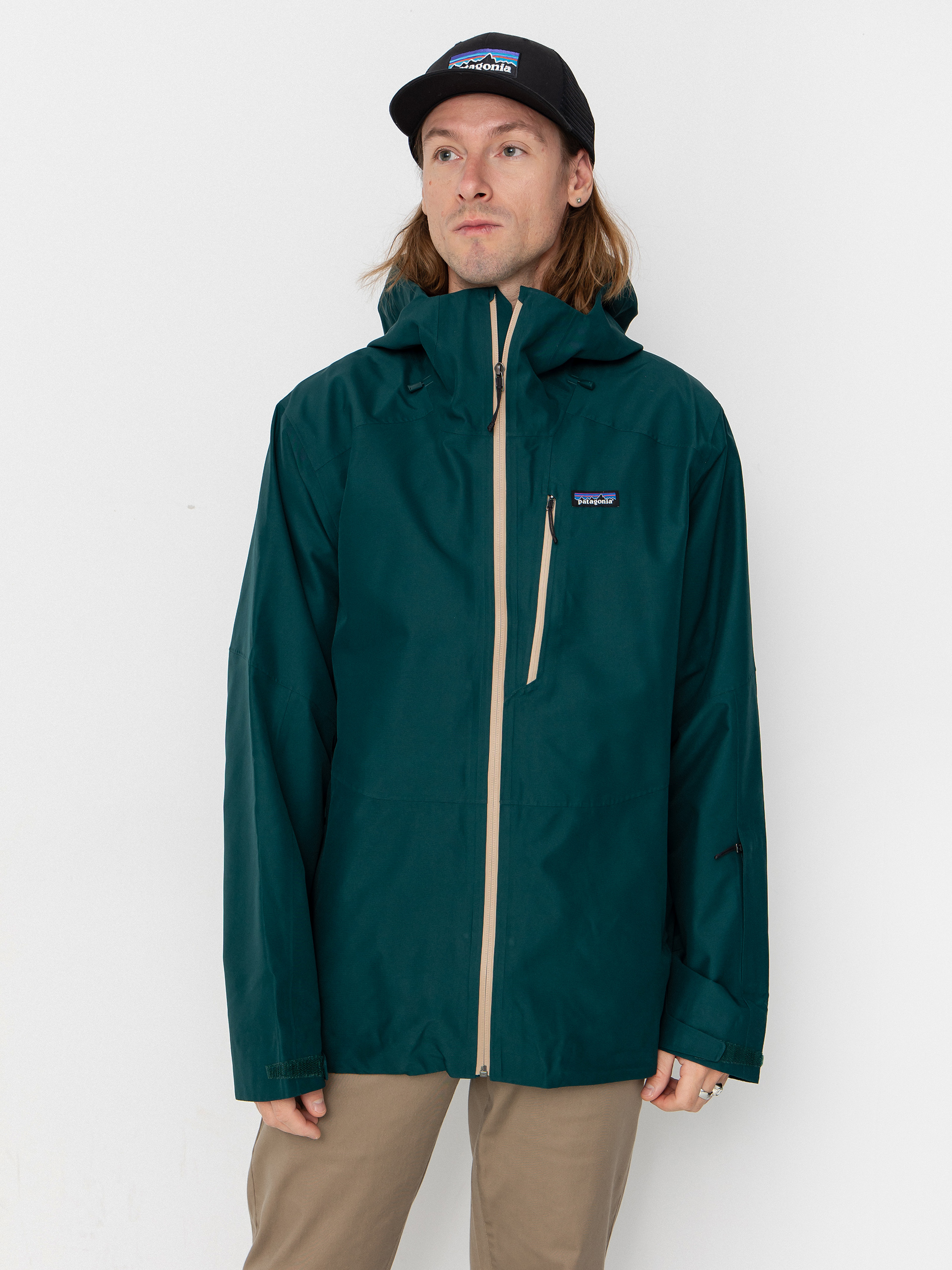 Patagonia Powder Town Snowboard jacket - green (cascade green)