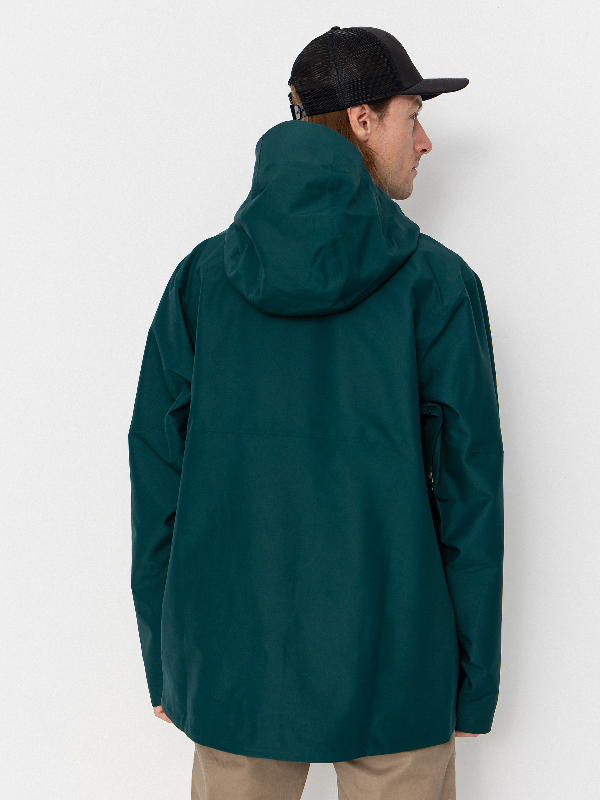 Mens Patagonia Powder Town Snowboard jacket (cascade green)