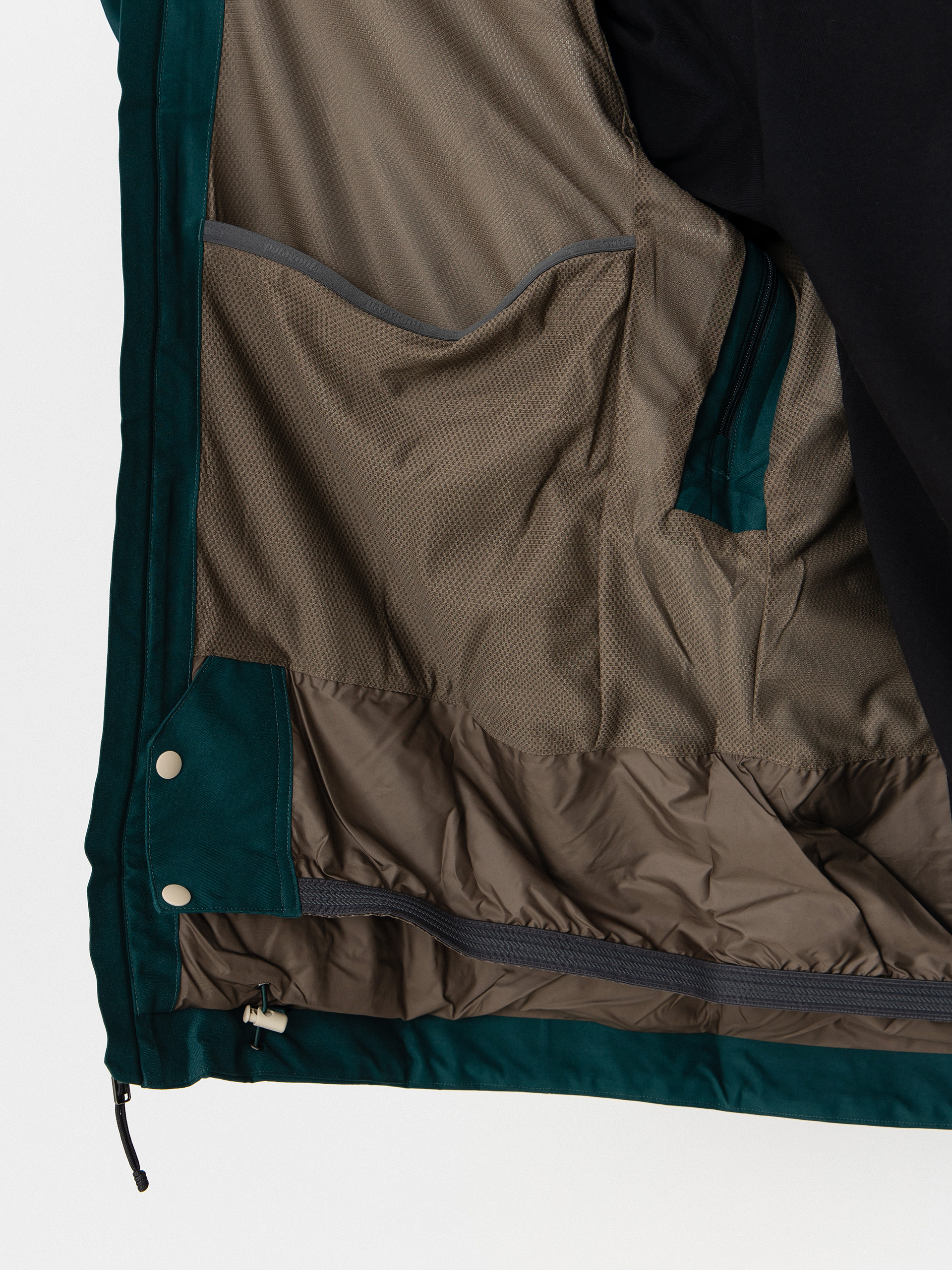 Herren Patagonia Powder Town Snowboard Jacke (cascade green)