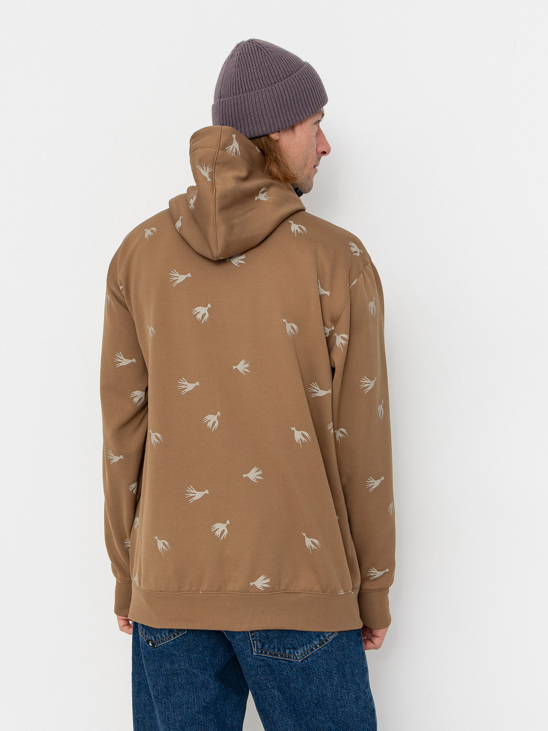 Herren Volcom Hydro Riding HD Aktives Sweatshirt (bronze)