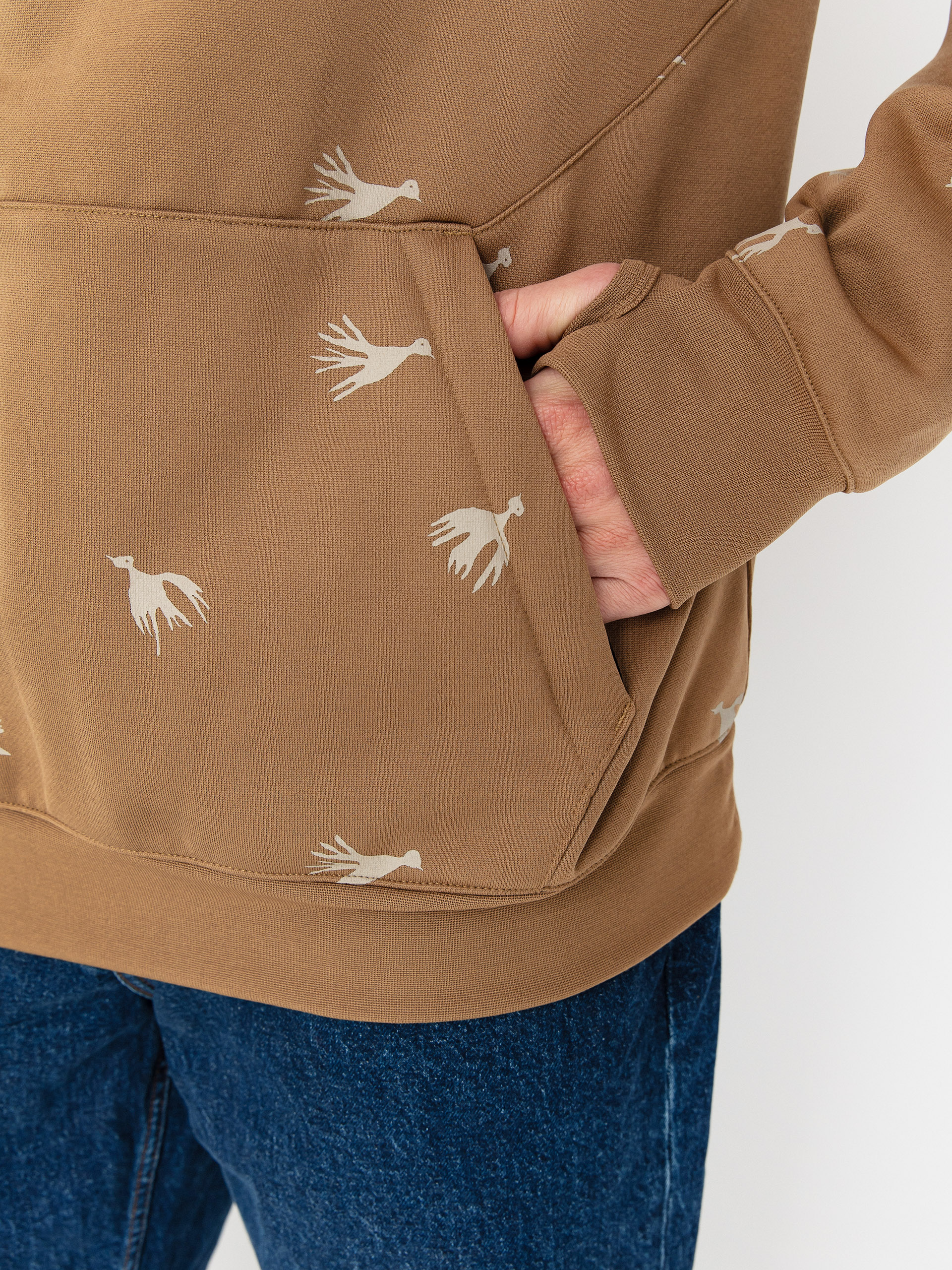 Mens Volcom Hydro Riding HD Active sweatshirt (bronze)