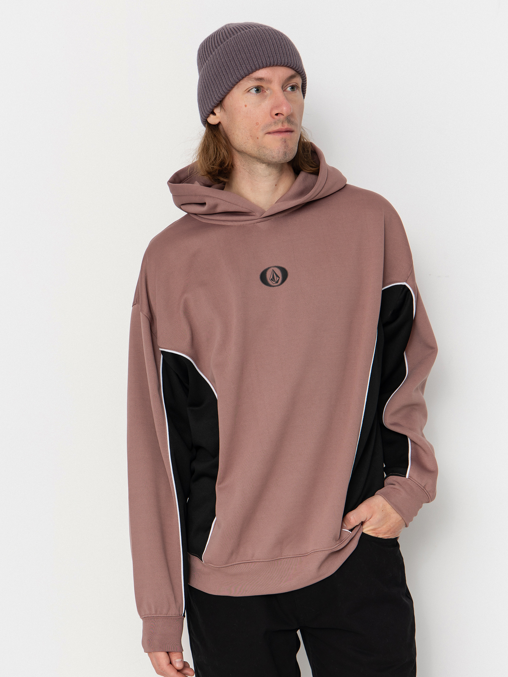 Herren Volcom Vital Hydro HD Aktives Sweatshirt (mauve)