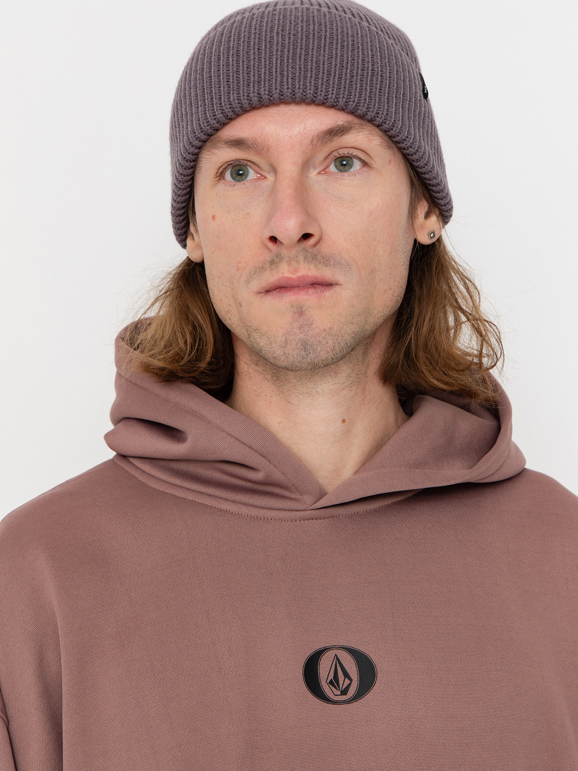 Herren Volcom Vital Hydro HD Aktives Sweatshirt (mauve)