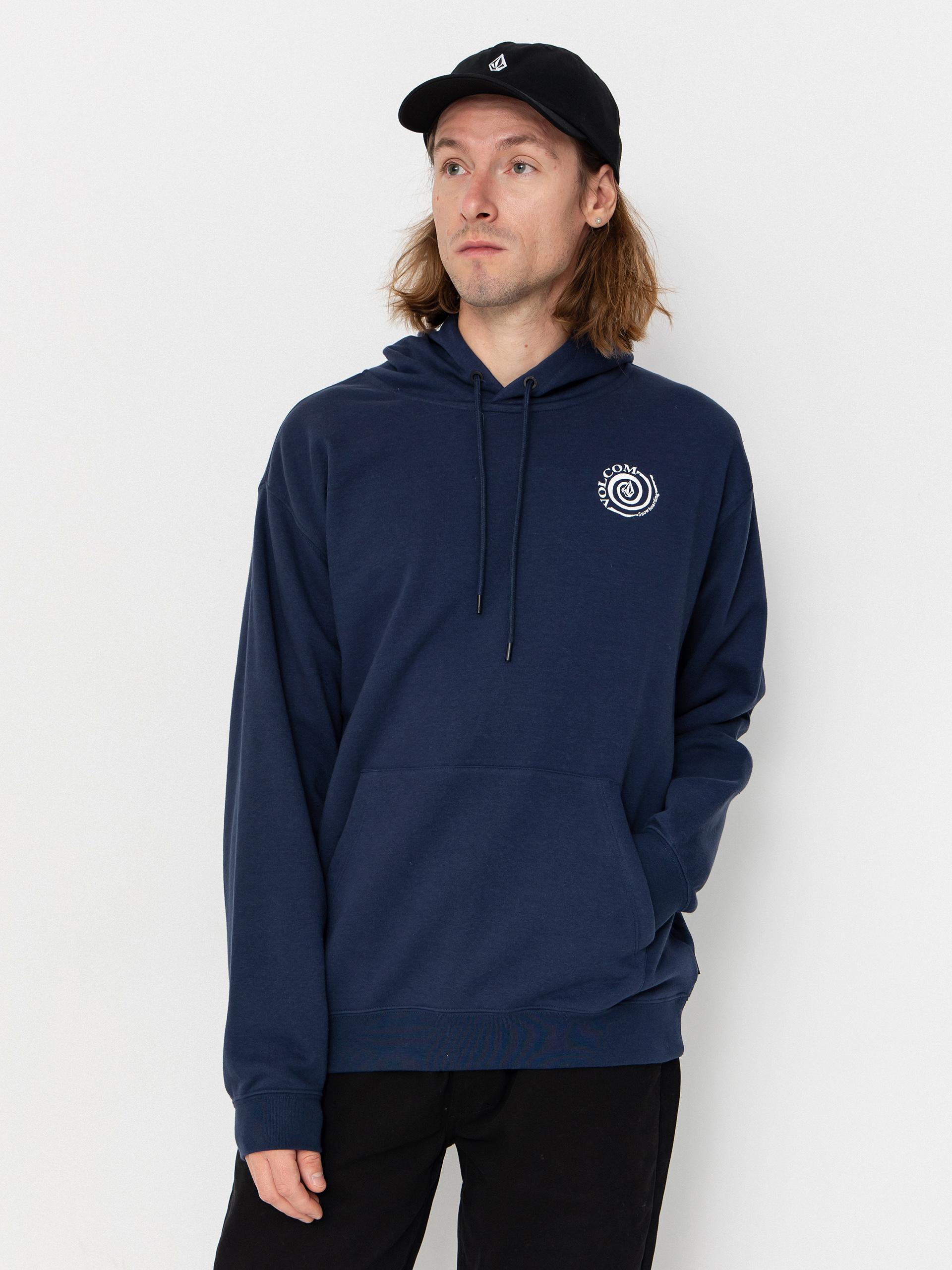 Mens Volcom Essential HD Active sweatshirt (deep blue)