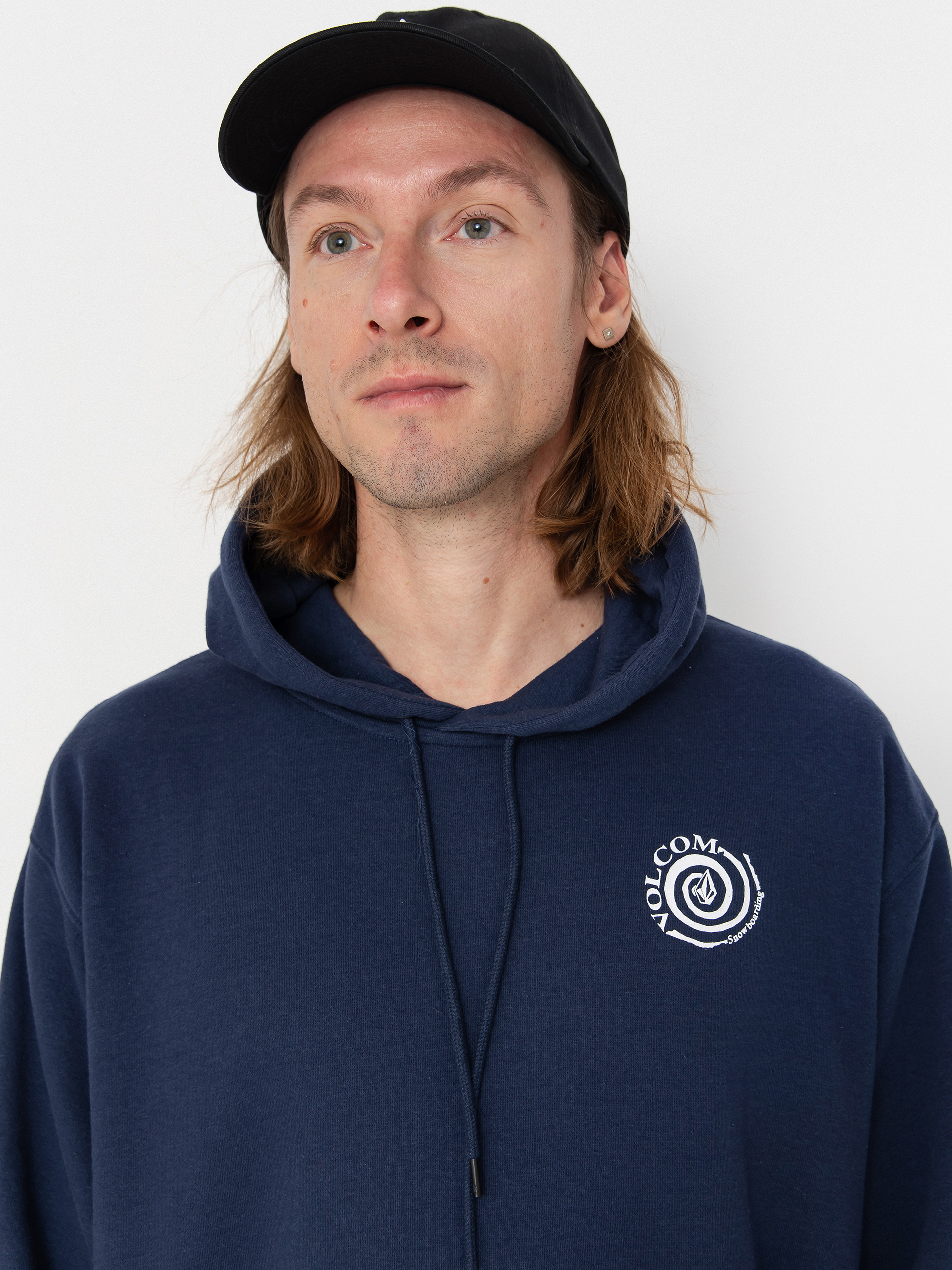 Mens Volcom Essential HD Active sweatshirt (deep blue)