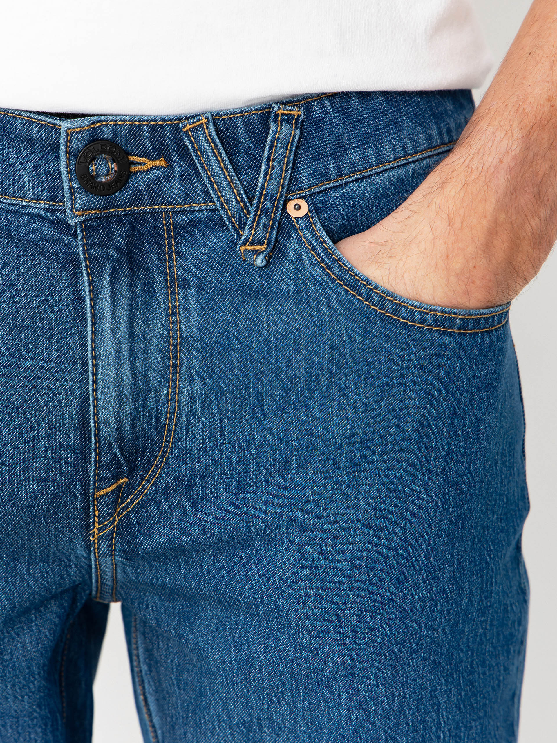 Volcom Solver Denim Hose (bold blue)