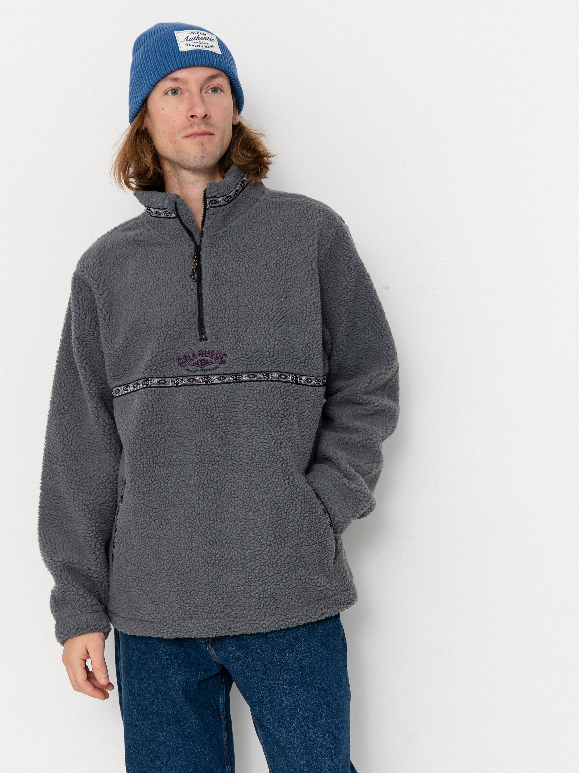 Billabong Boundary Tombstone Sweatshirt (pewter)