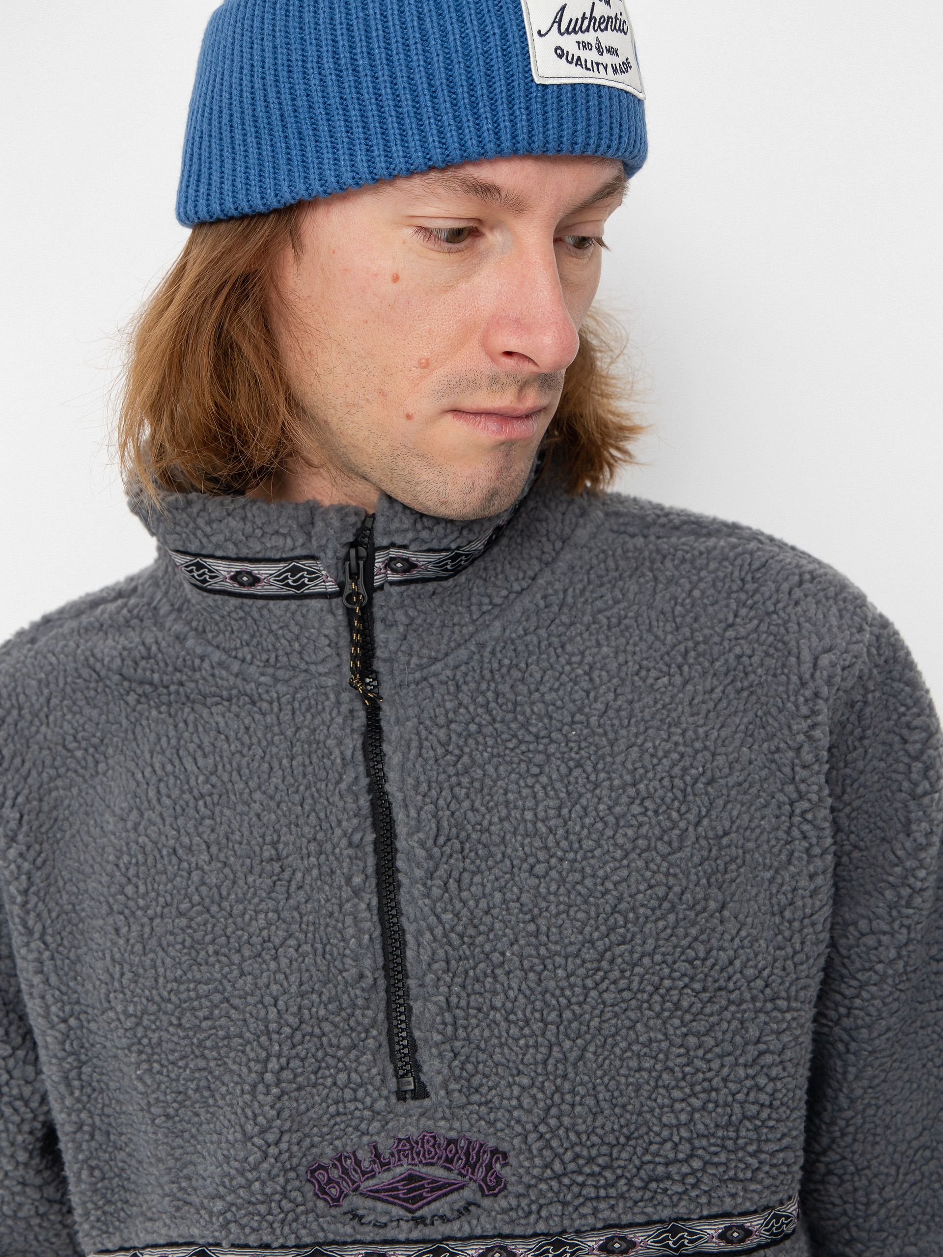 Billabong Boundary Tombstone Sweatshirt (pewter)