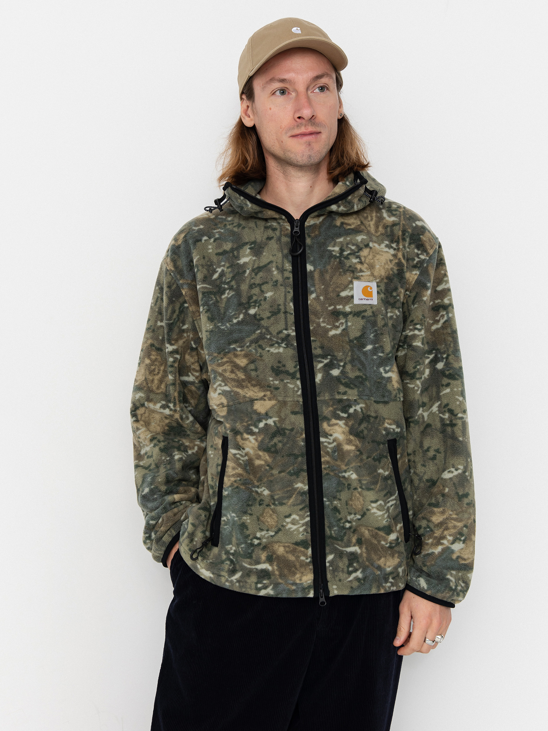 Carhartt WIP Fleece Elliot Wmn - camo (camo leo jacquard/tamarind