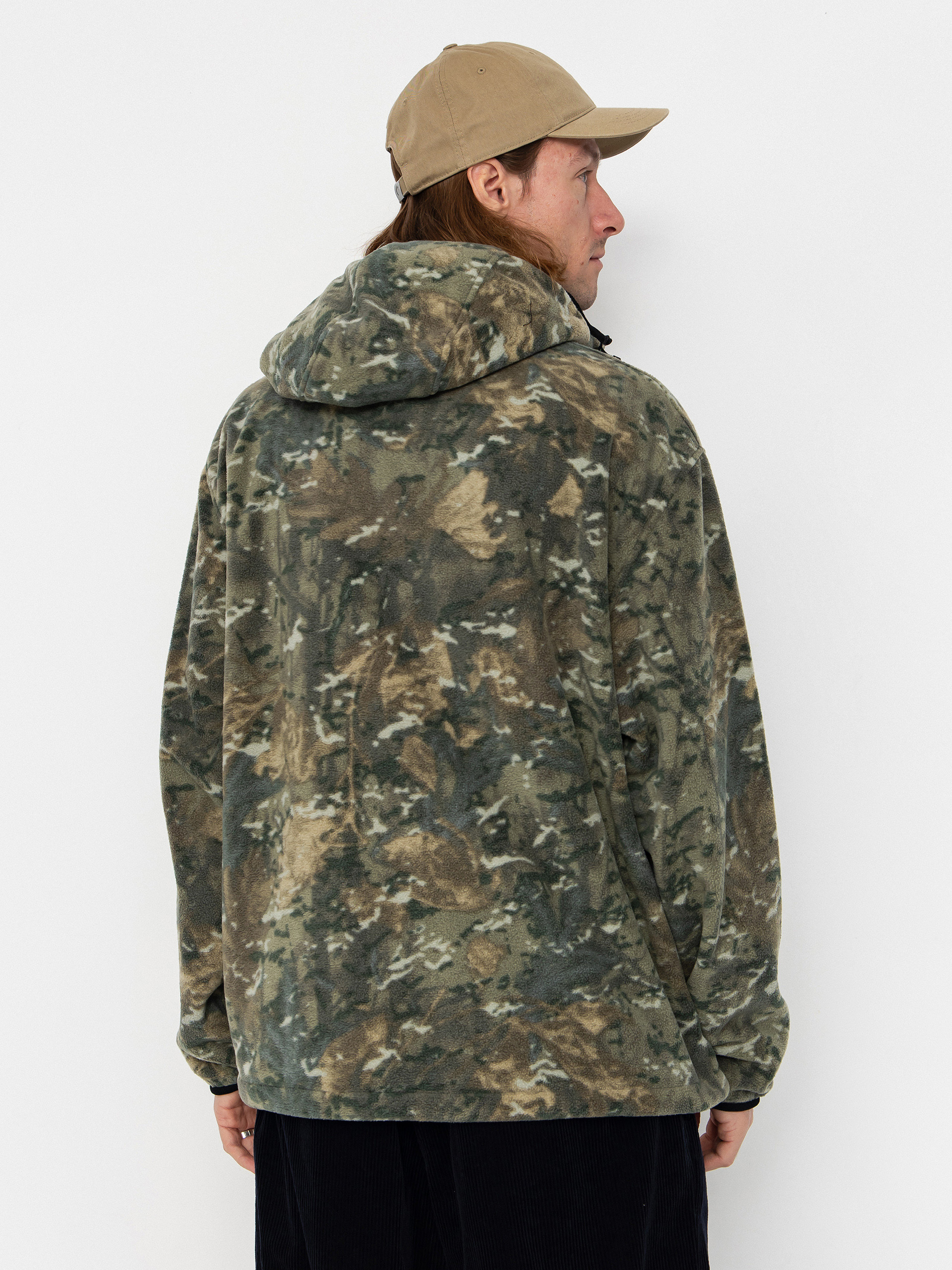 Herren Carhartt WIP Blevin Fleece Jacke (camo combi/green)