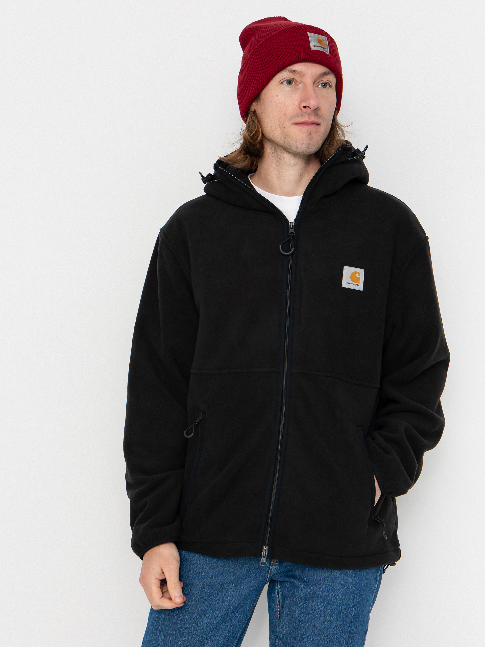 Carhartt WIP Blevin Fleece Jacke (black)