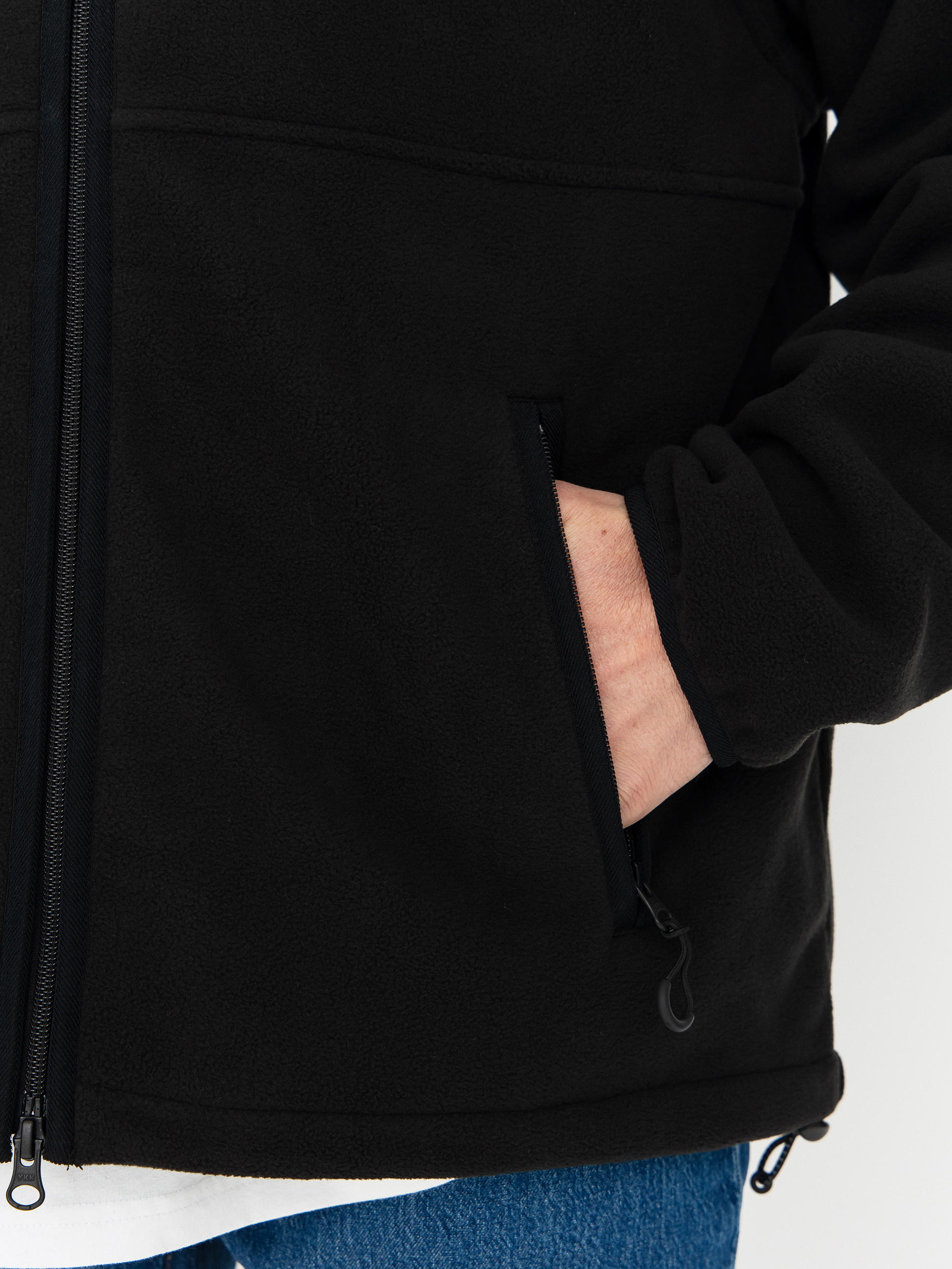 Herren Carhartt WIP Blevin Fleece Jacke (black)