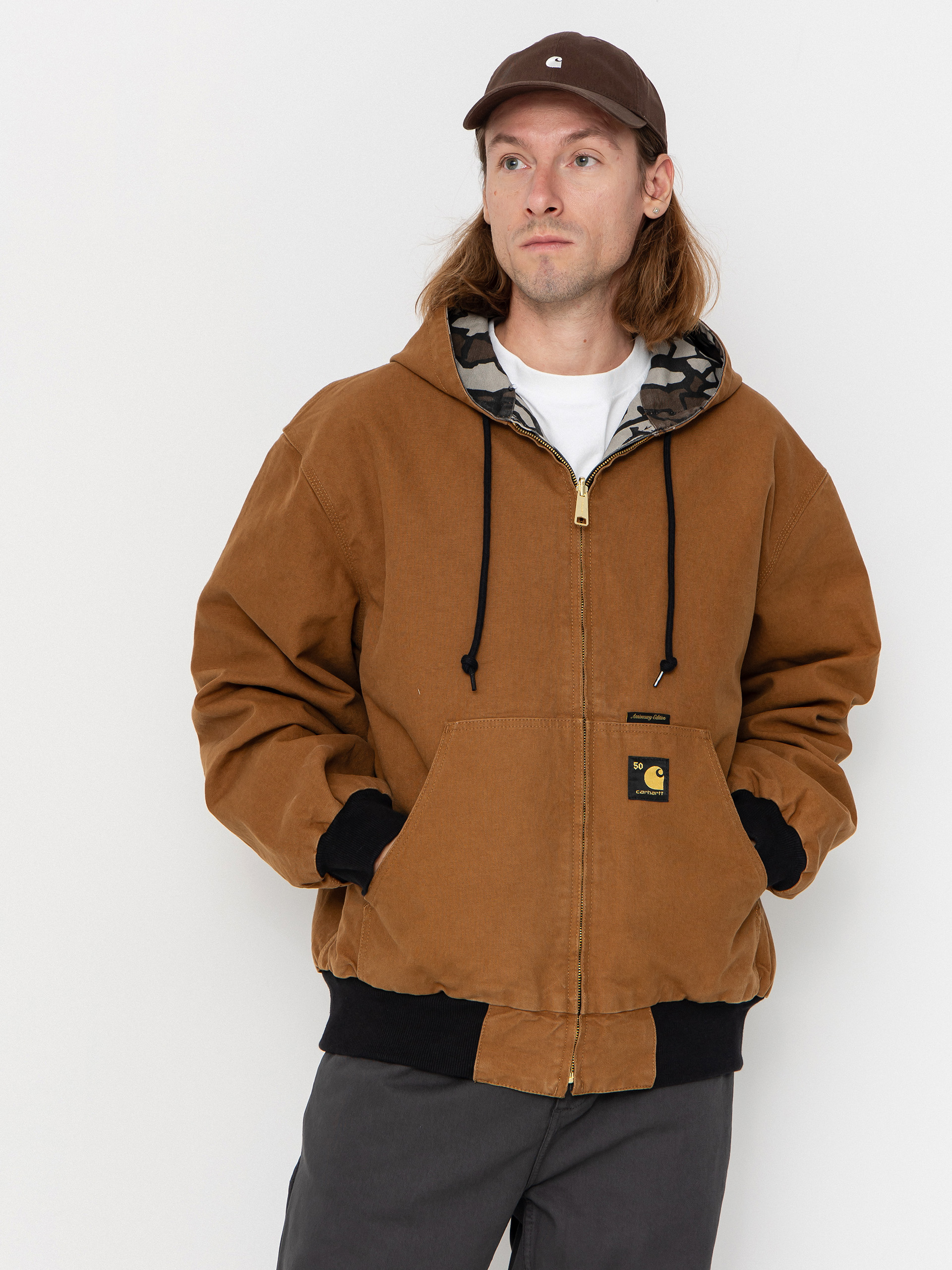Carhartt WIP Jacket 50 Years Anniversary OG Active (hamilton brown/camo trebark/rinsed)