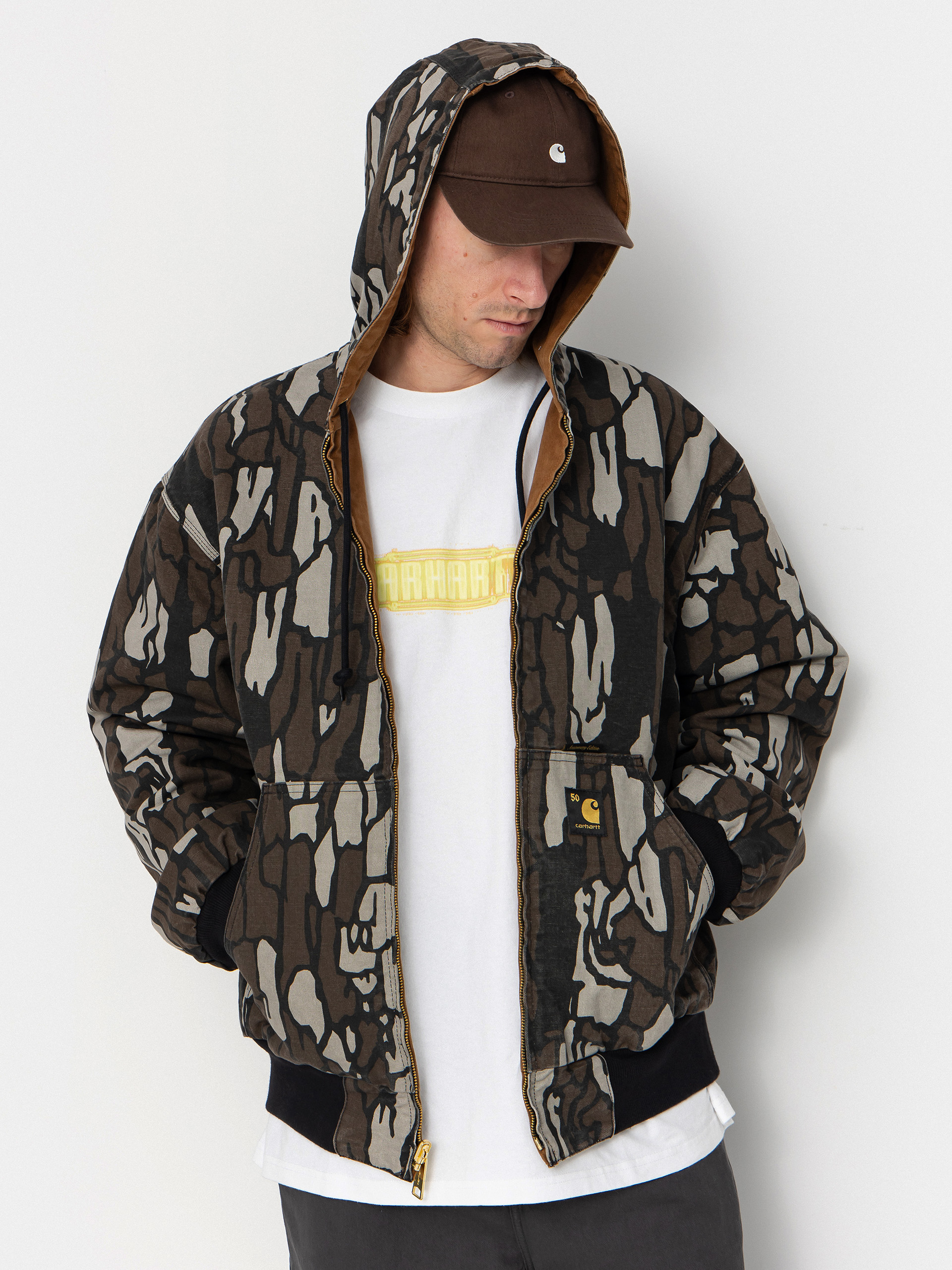 Carhartt WIP Jacket 50 Years Anniversary OG Active (hamilton brown/camo trebark/rinsed)