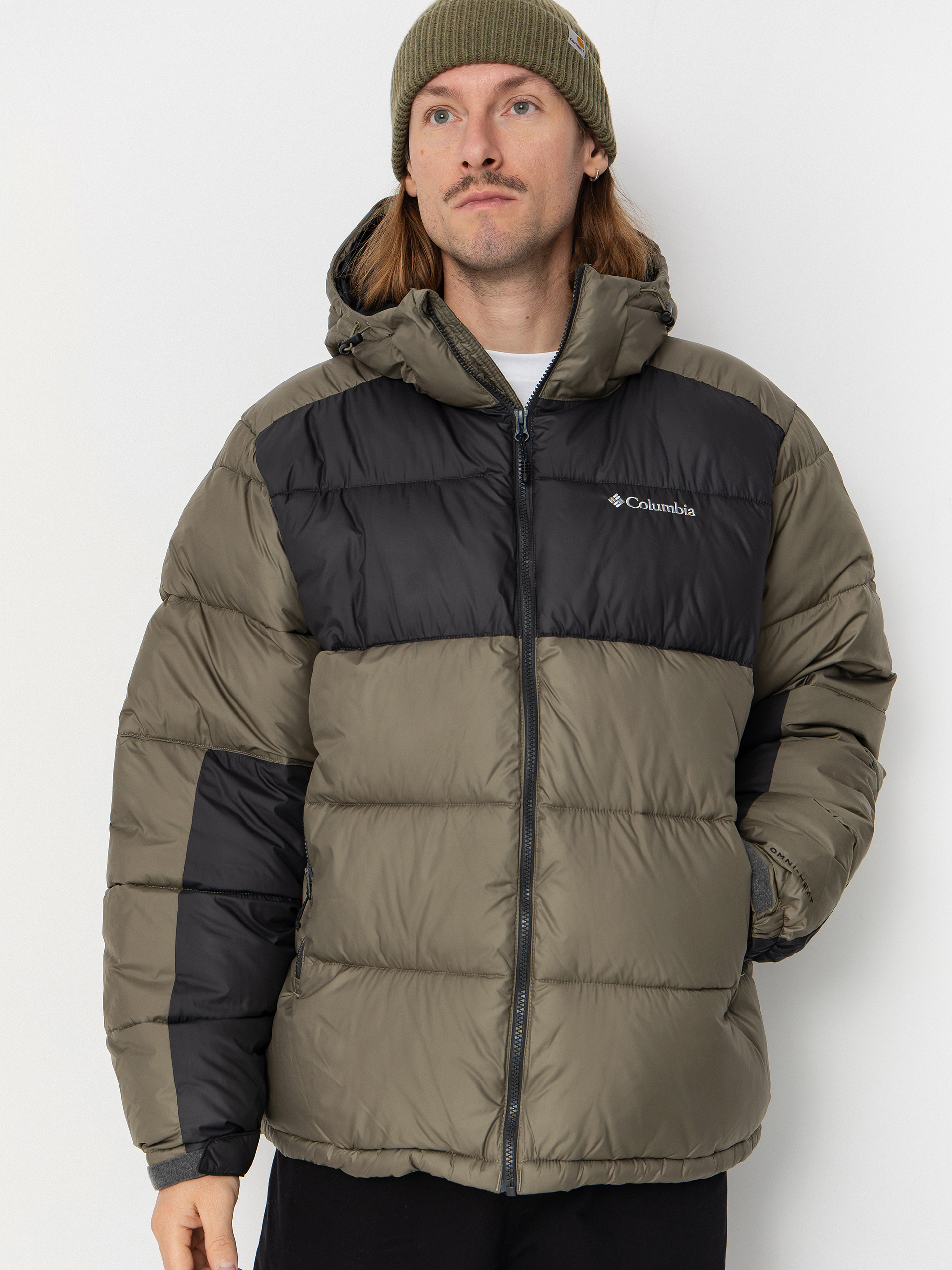 Columbia Jacke Pike Lake II Hooded (stone green/shark)