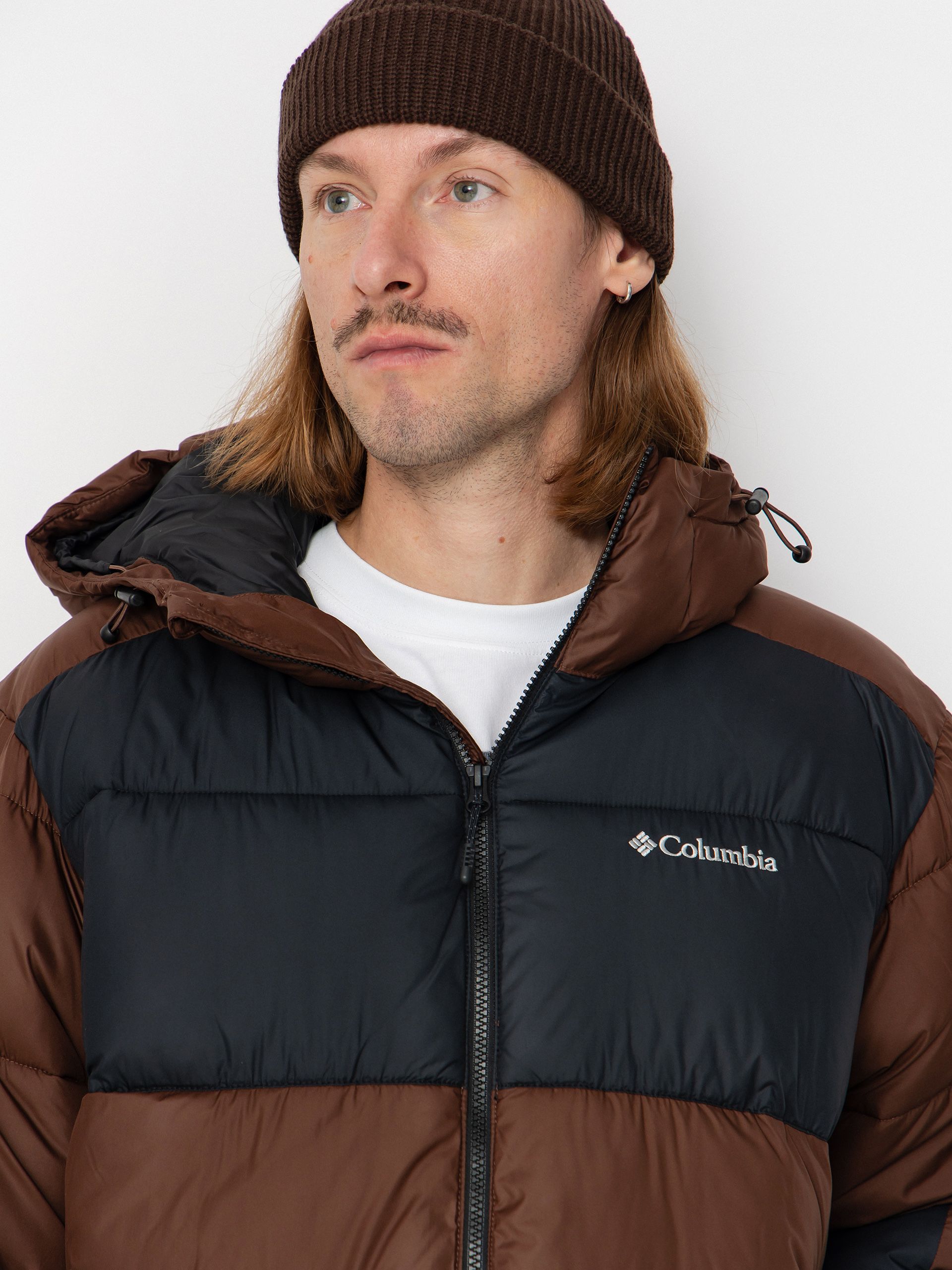 Columbia Jacket Pike Lake II Hooded - brown (tobacco/black)