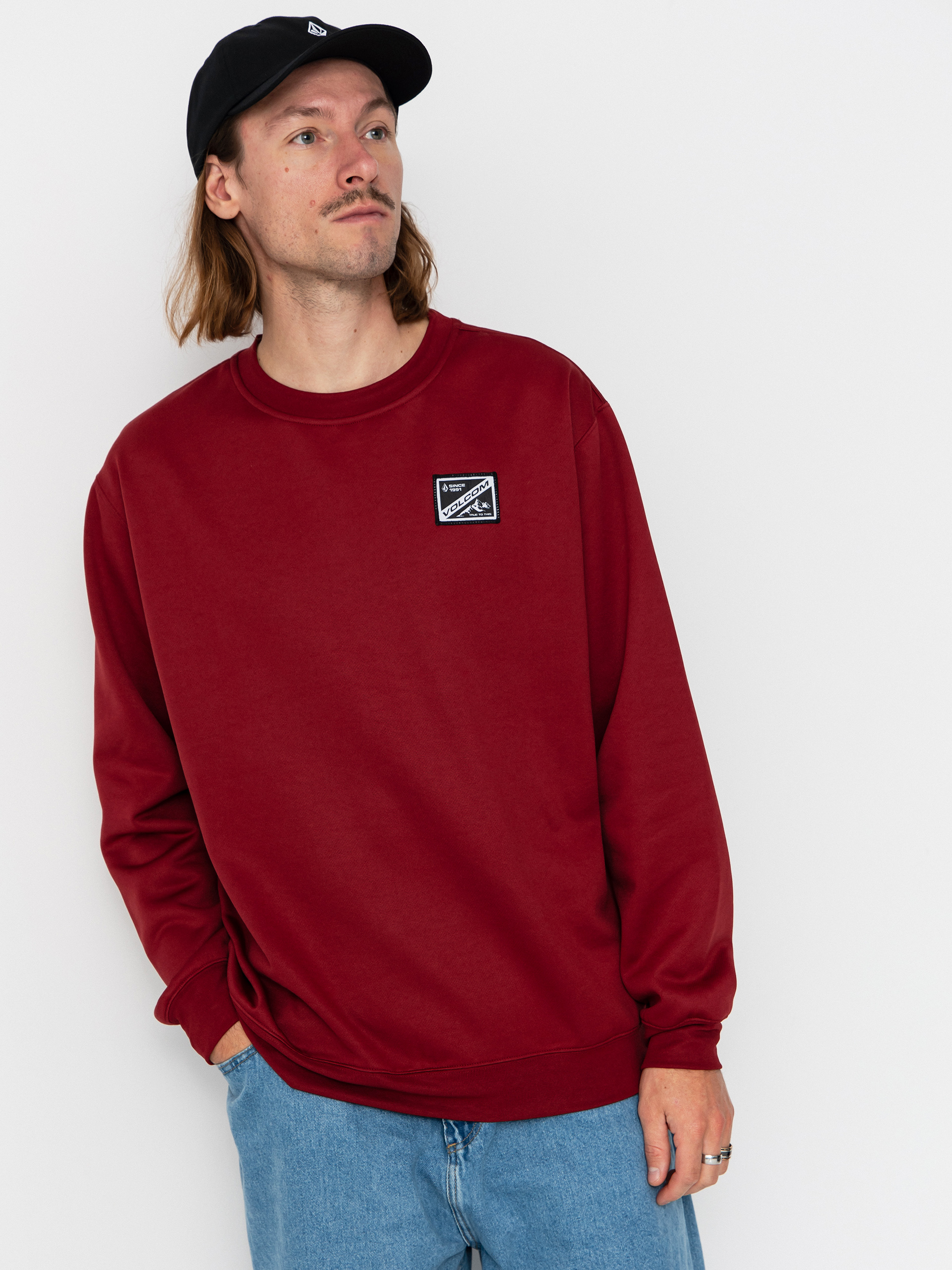 Volcom Hydro Sweatshirt (burnt red)