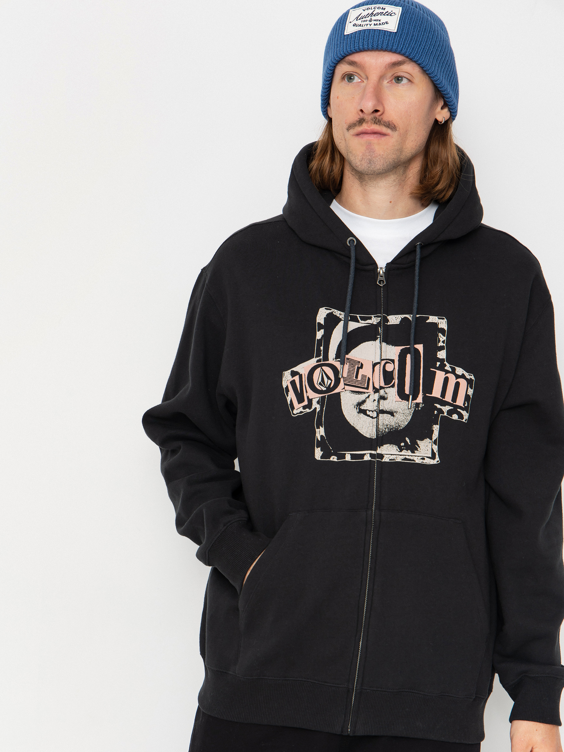 Volcom Hoodie Stick Stoner ZHD - black (antique black)