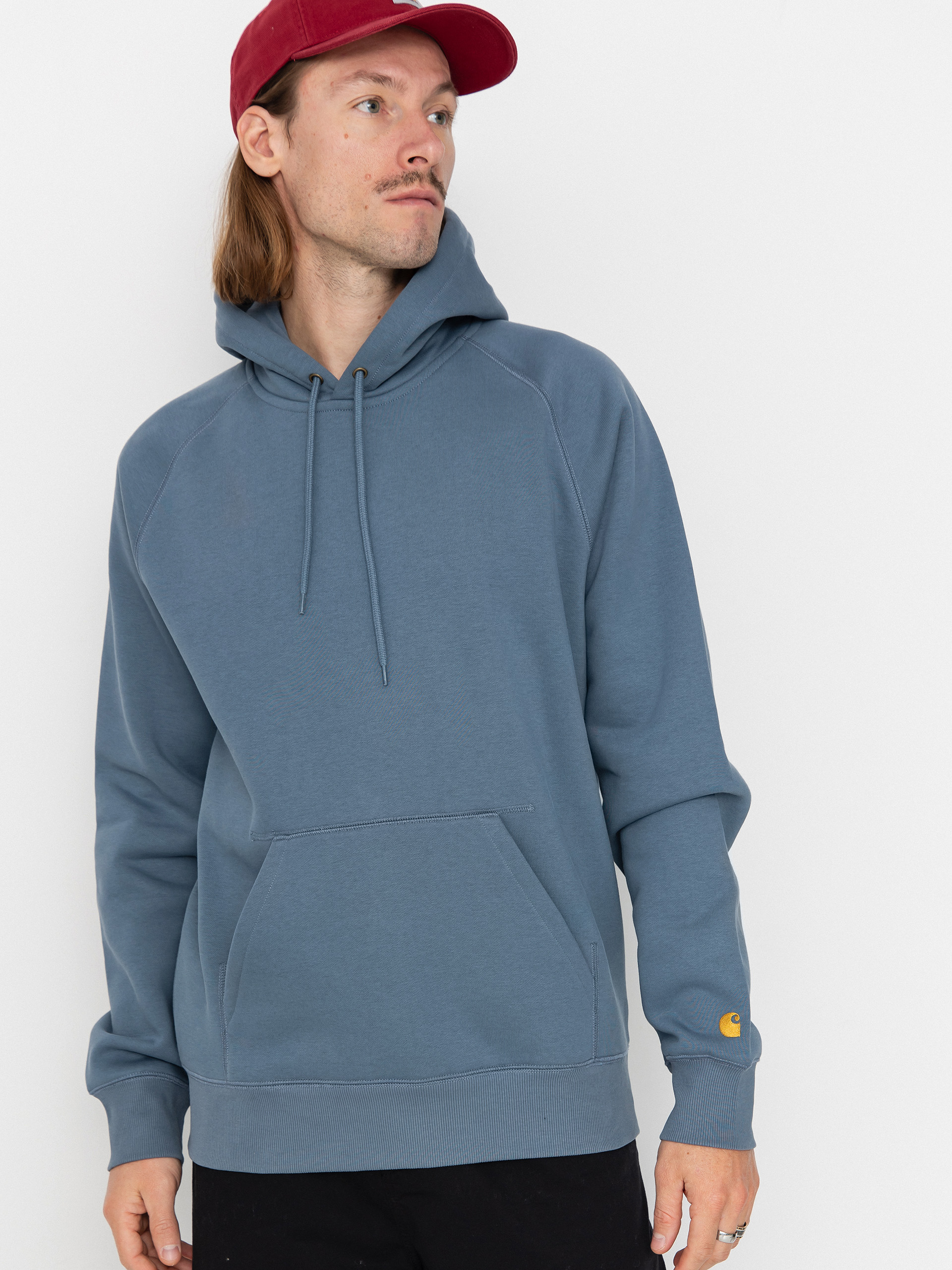 Carhartt WIP Chase HD Hoodie (angelite/gold)