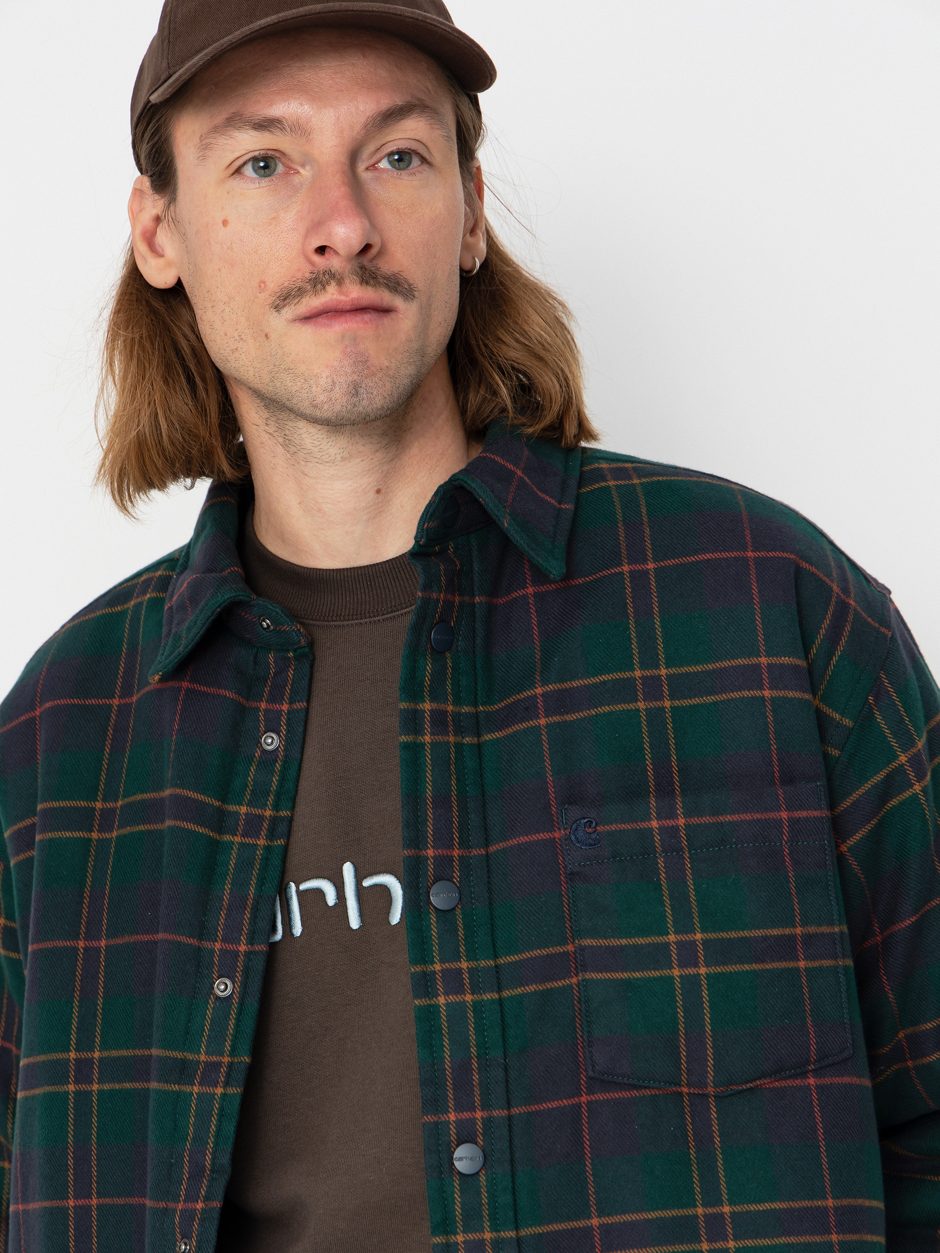 Carhartt WIP Gargan Jacke (gargan check/dark fir)