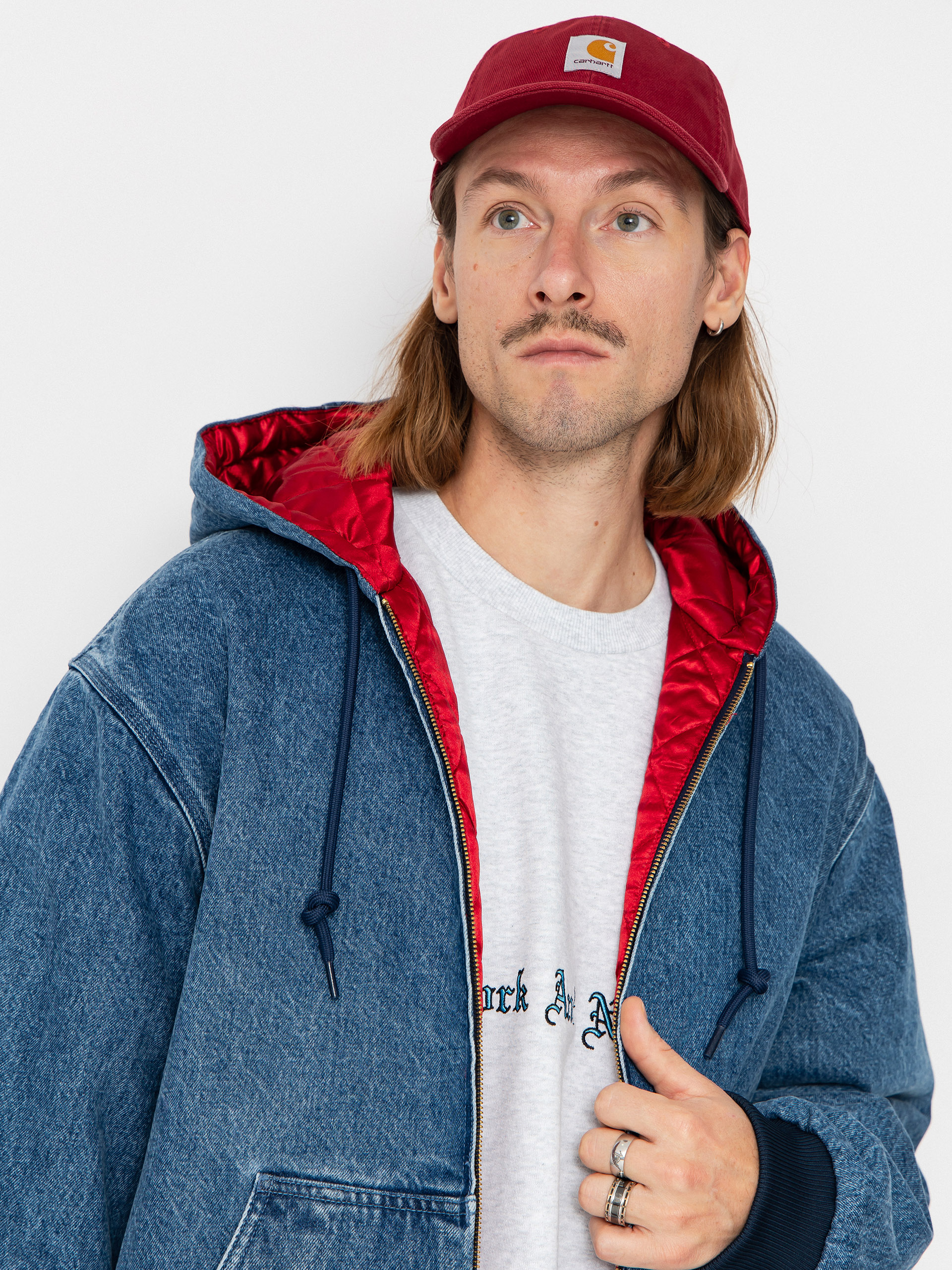 Carhartt WIP Jacket 50 Years Anniversary OG Active (blue/usa red/stone bleached)